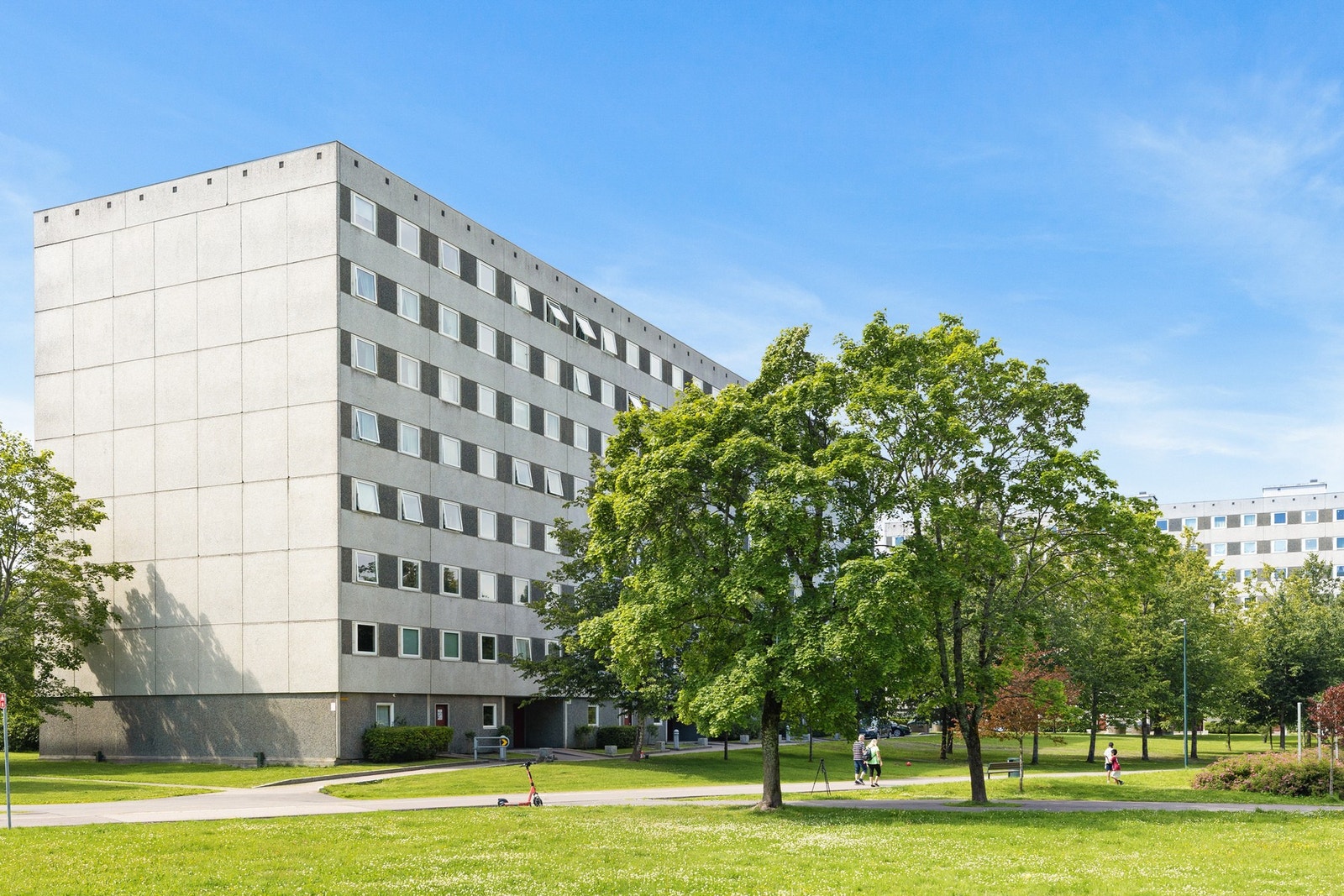 Boligen ligger i byggets 4. etasje. Galleribilde