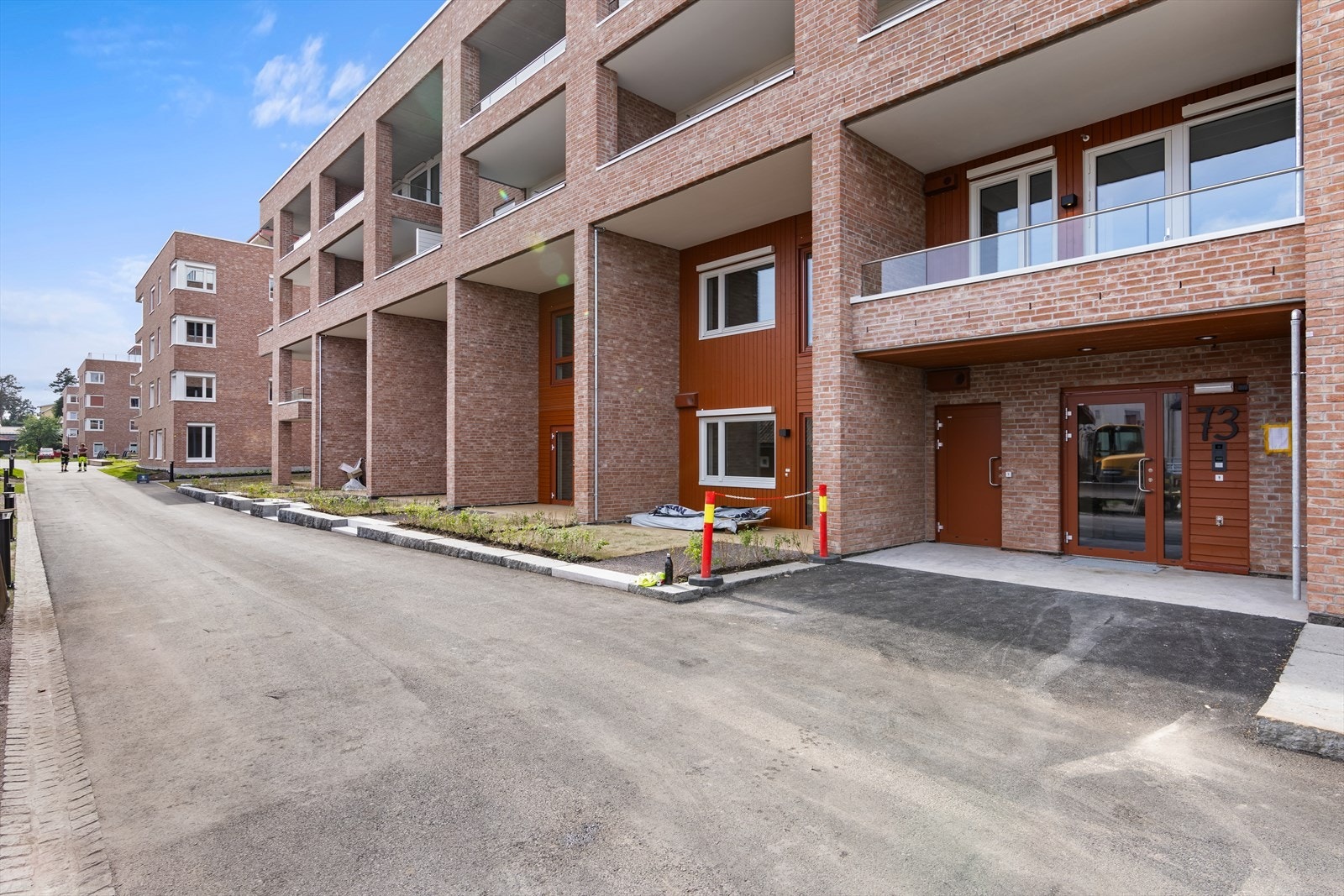 Fasade fra inngangsparti Galleribilde