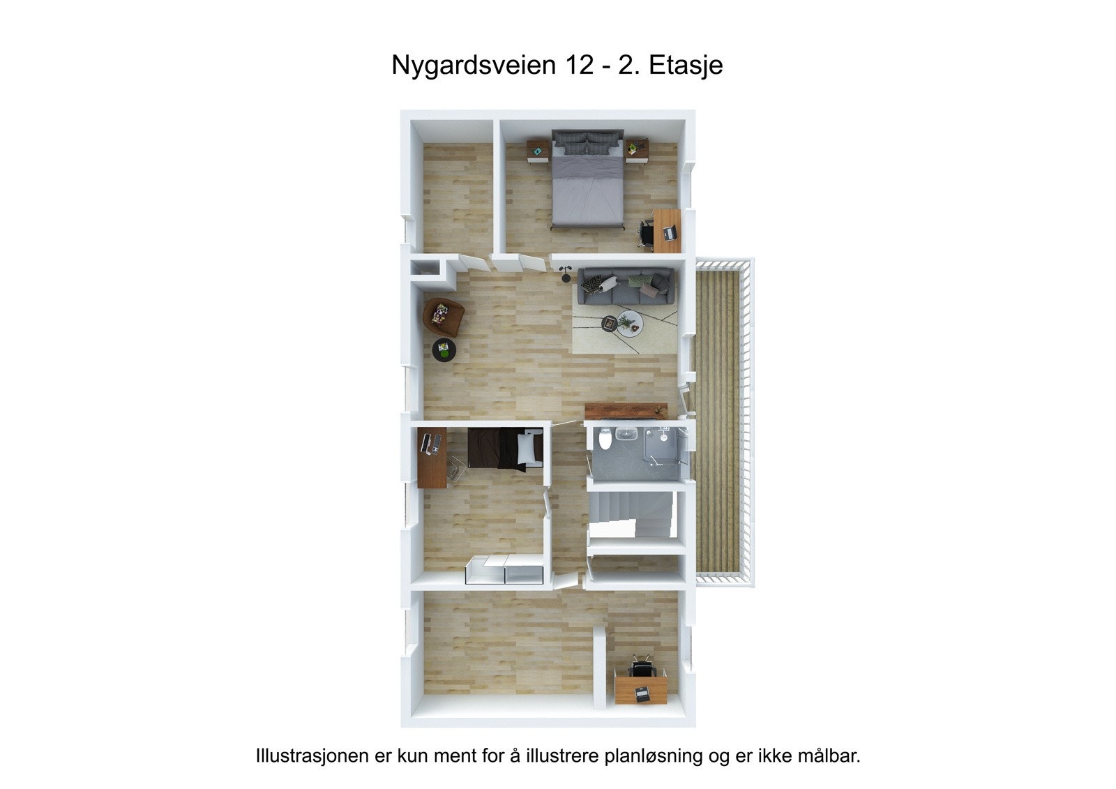 Planløsning 2. Etasje Galleribilde