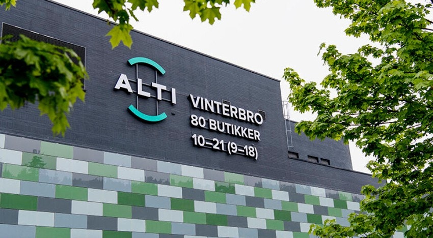 Vinterbro senter ligger ca 4 km fra boligen Galleribilde