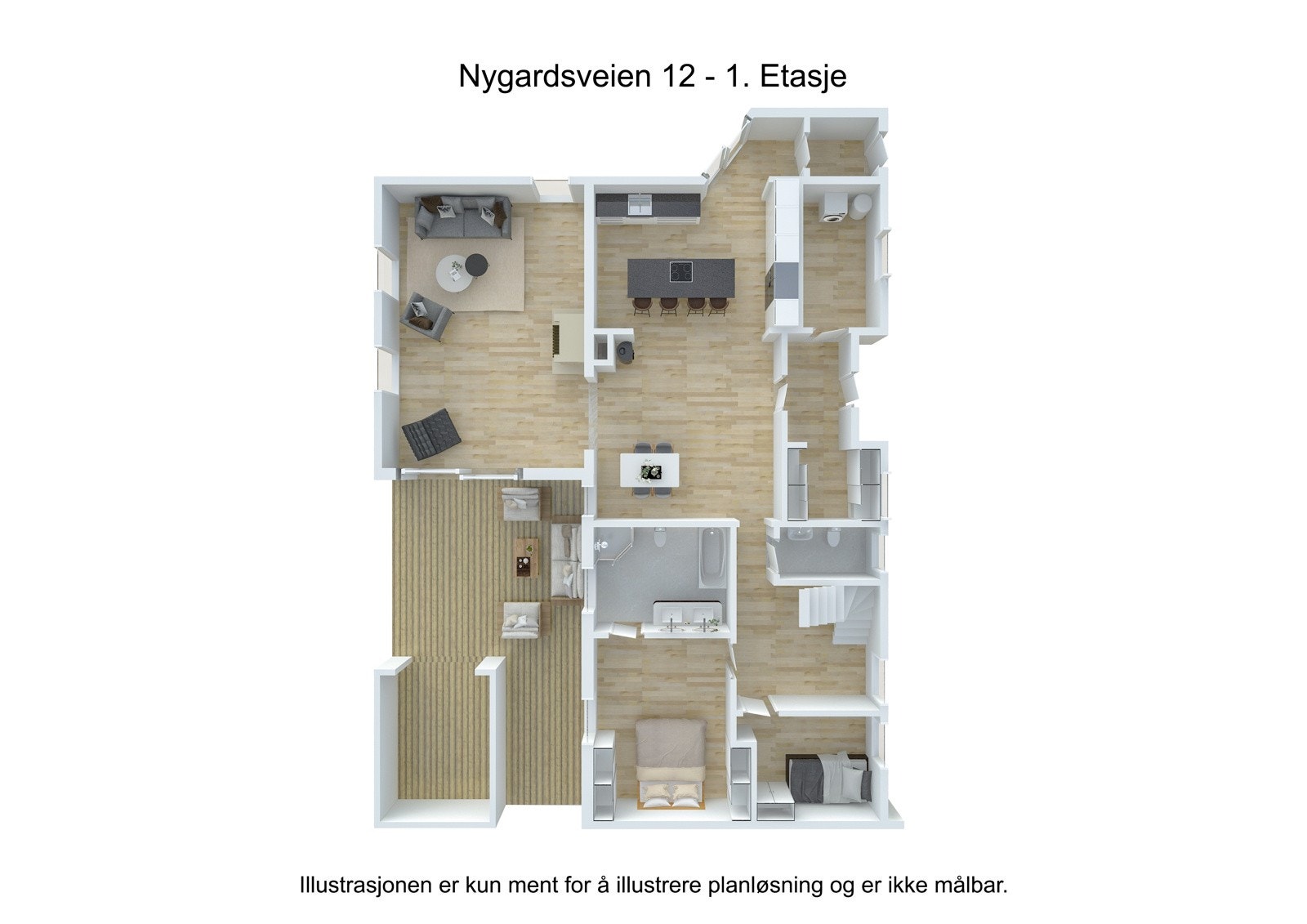 Planløsning 1. Etasje Galleribilde