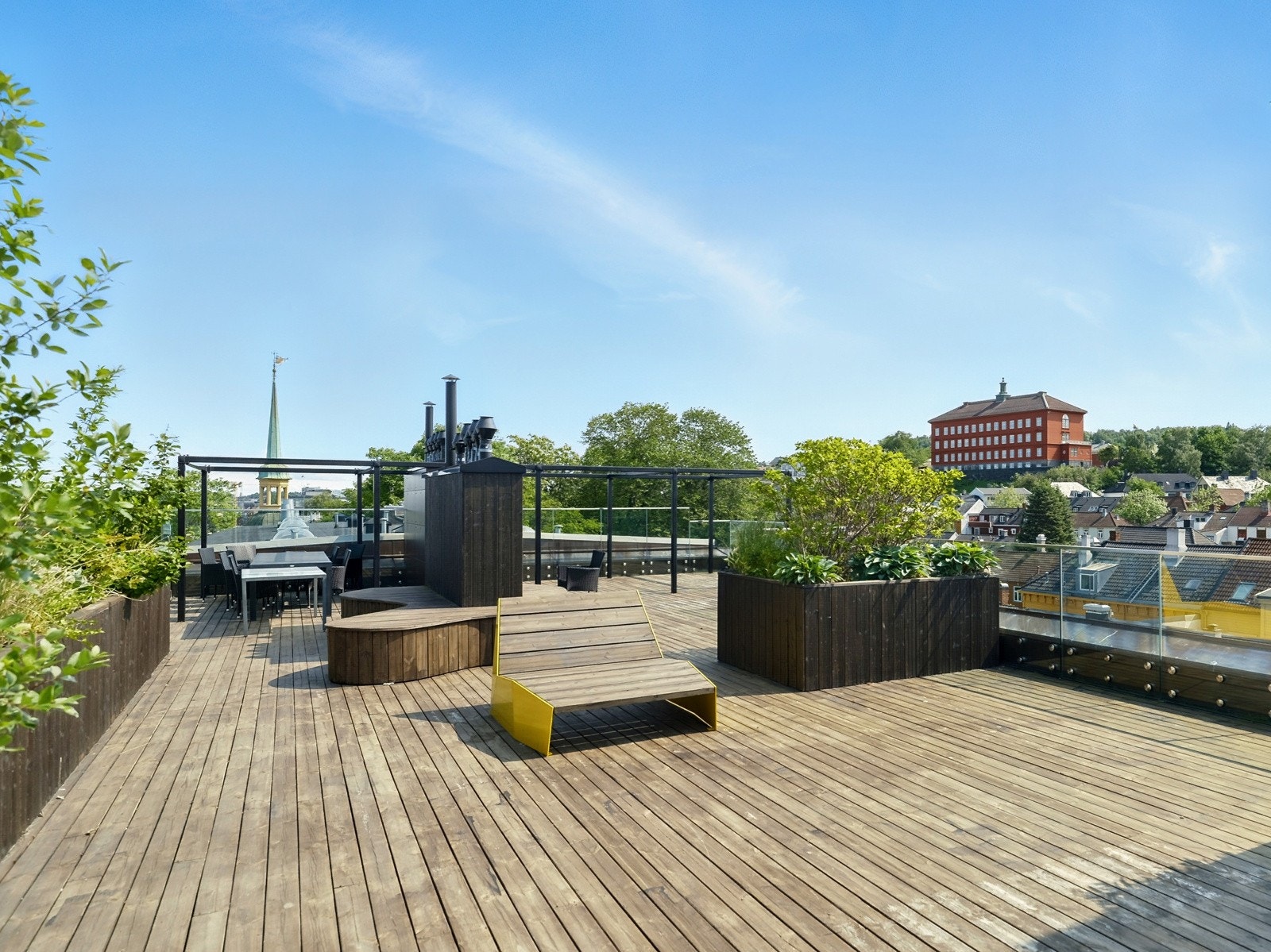 Felles takterrasse for sameiet. Galleribilde
