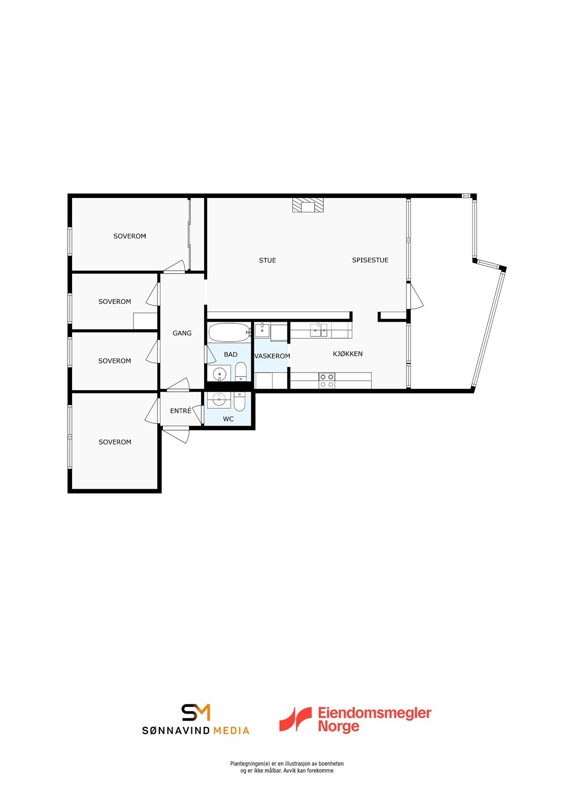 Plantegning Galleribilde