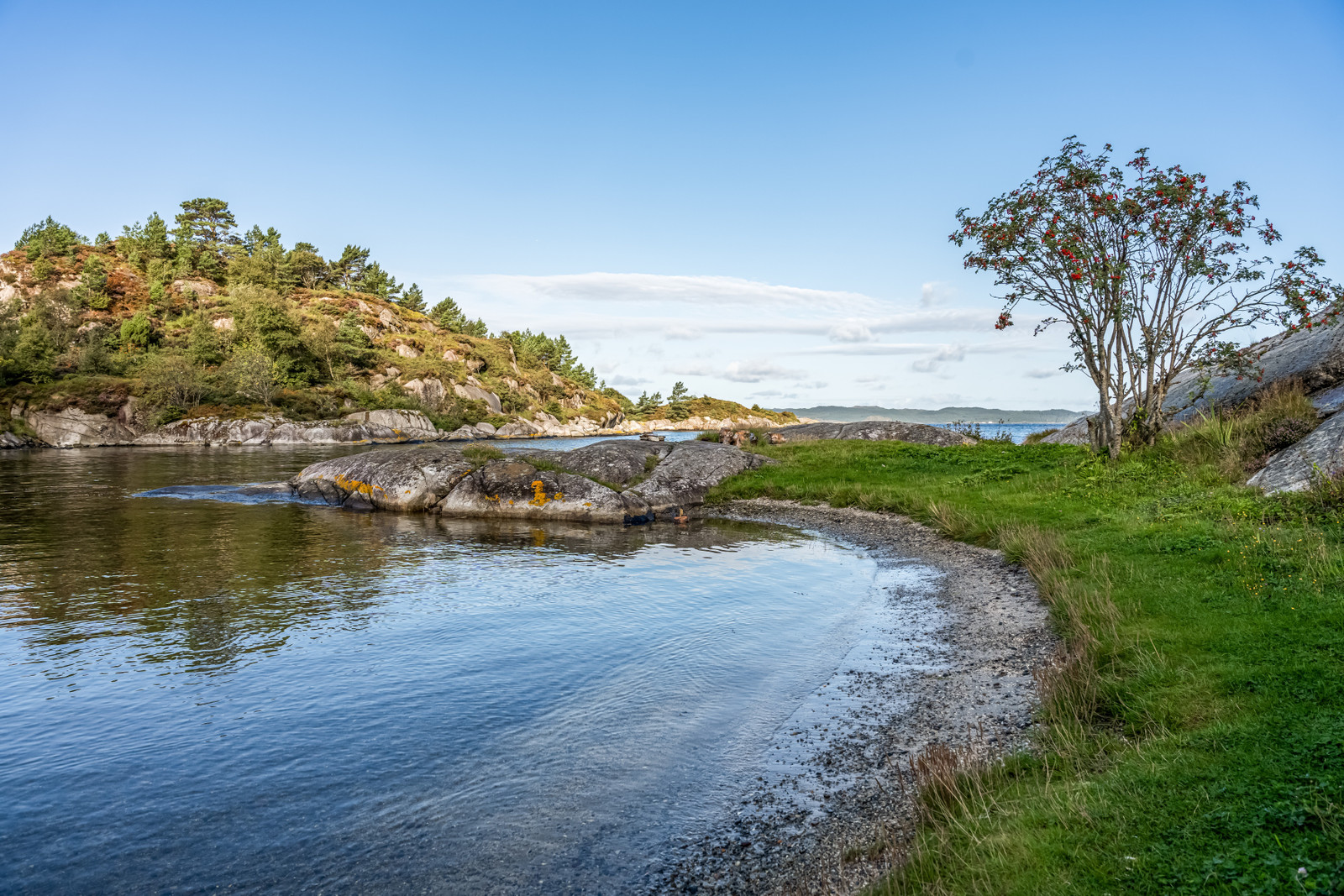 Strand på feltet