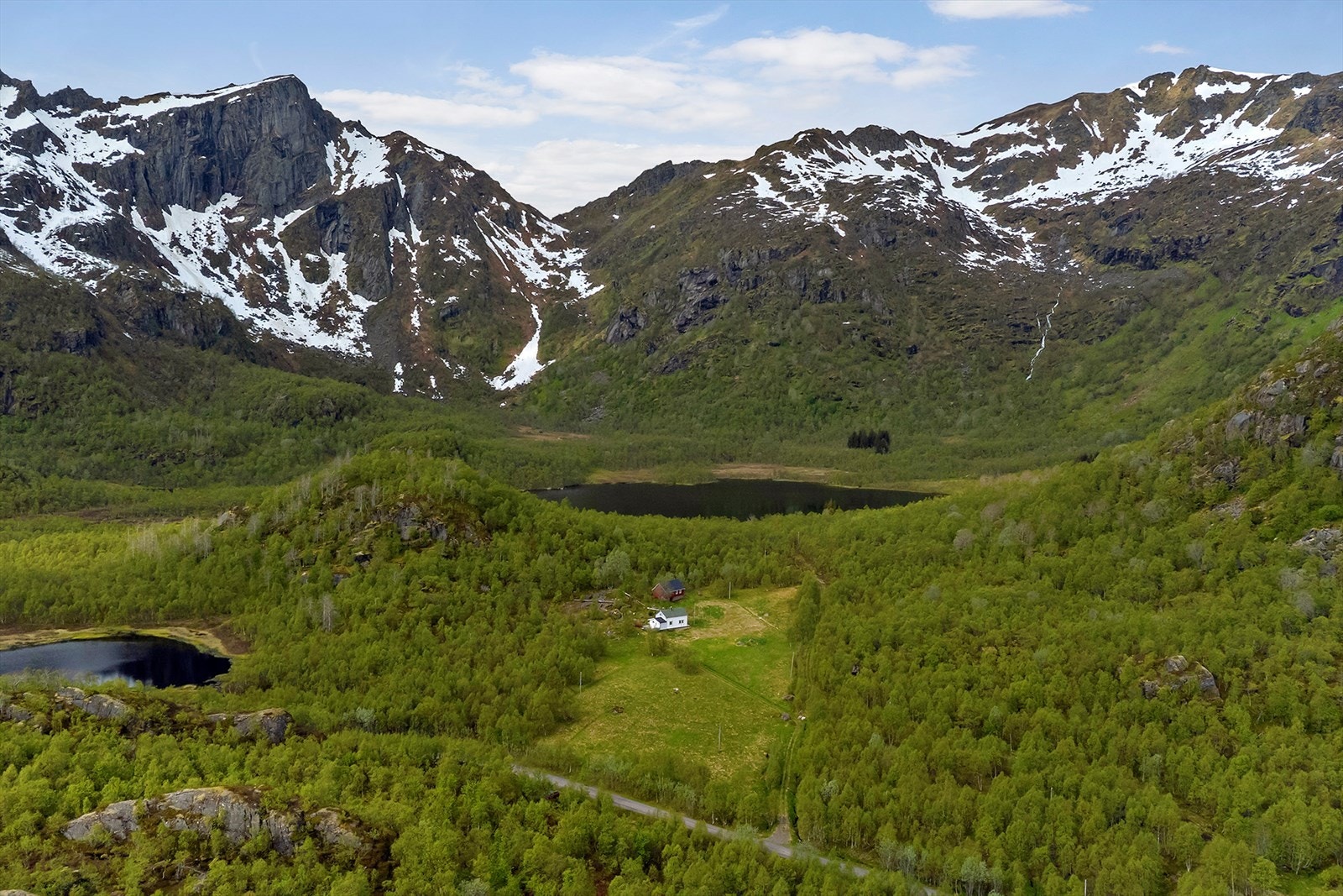 Flott beliggenhet i et vakkert naturlandsskap Galleribilde