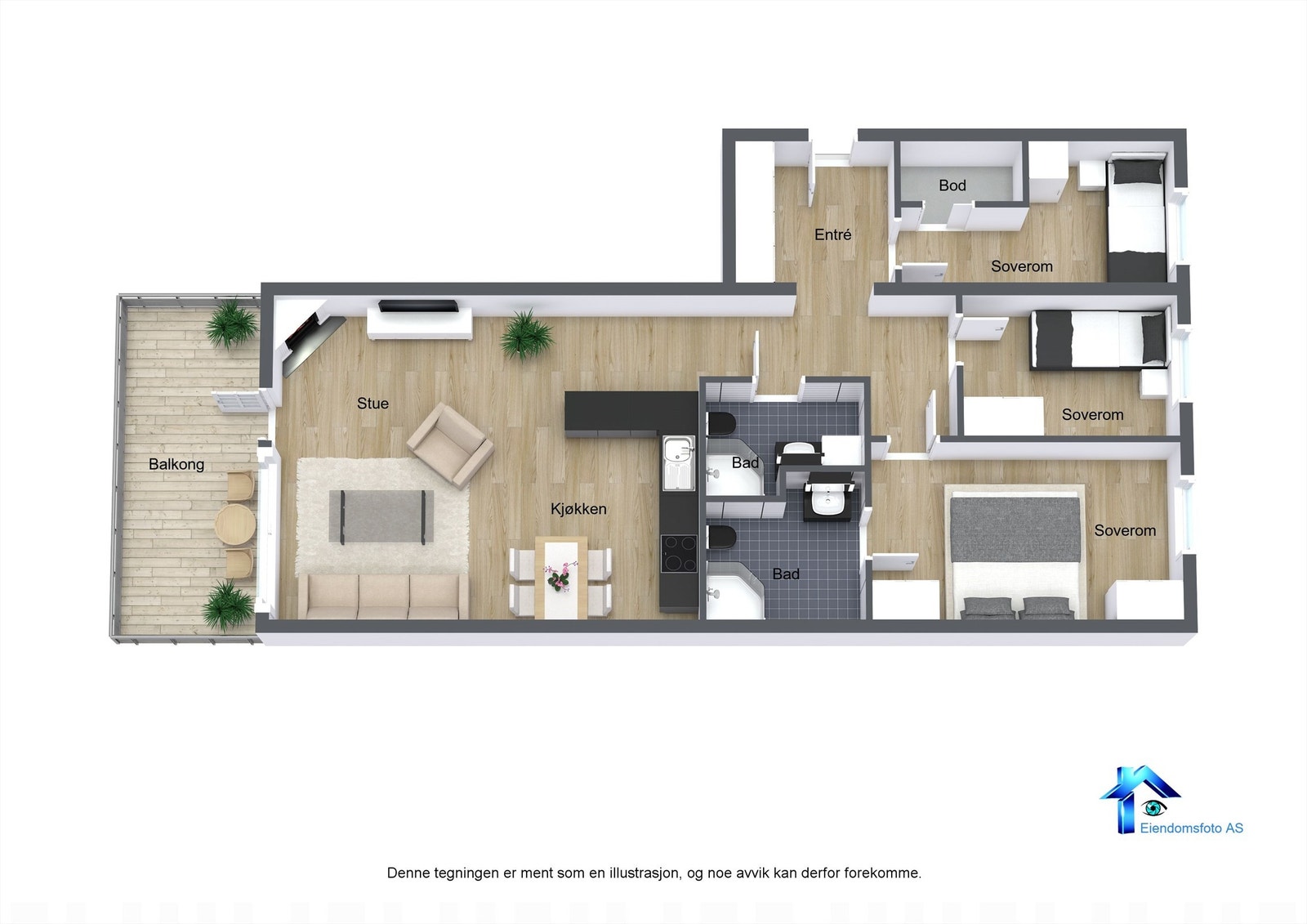 Plantegning Galleribilde