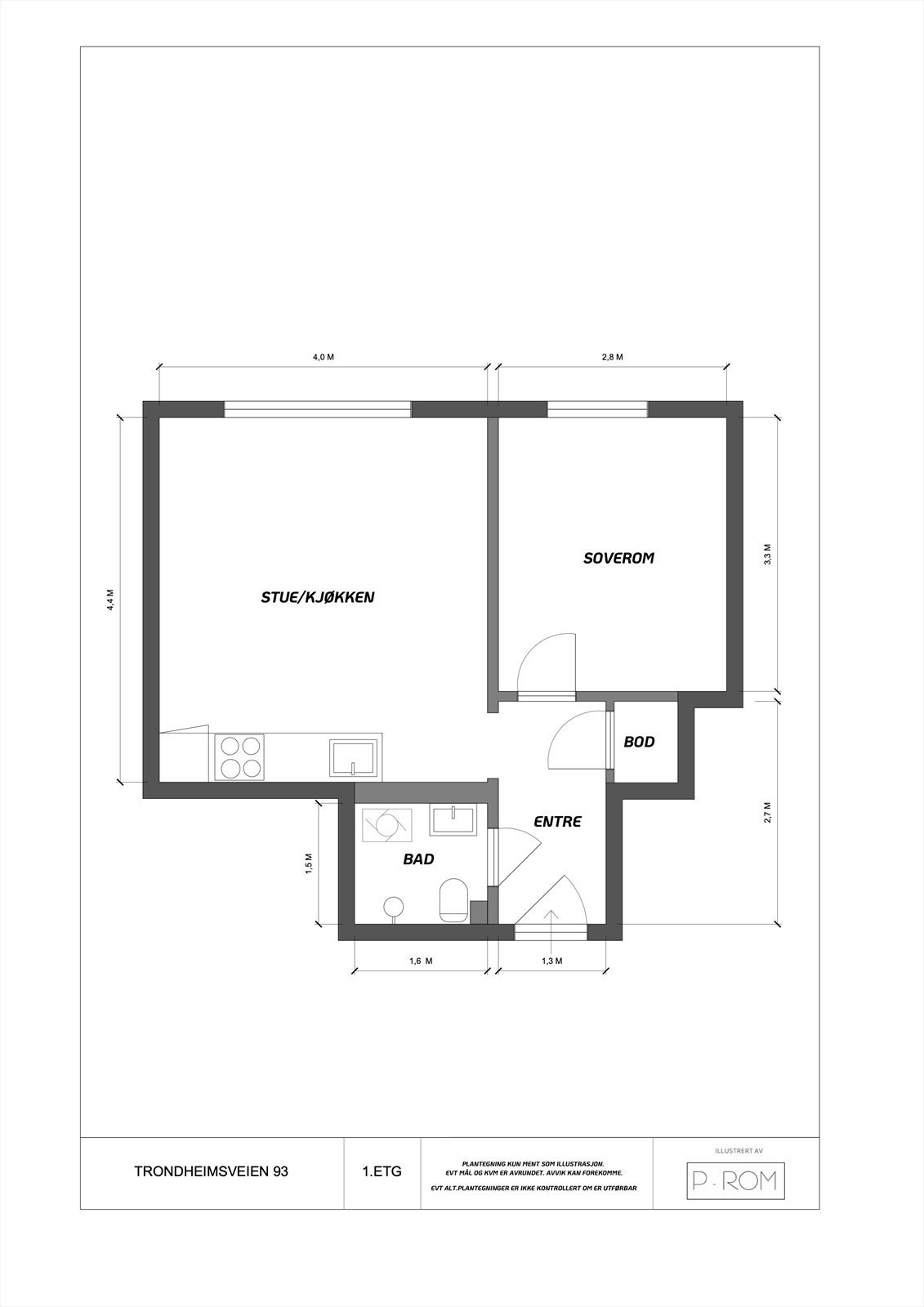 Plantegning. Galleribilde