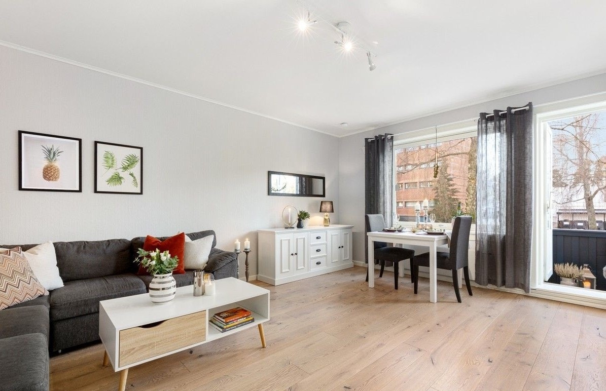 Lys og pen 2-roms med praktisk planløsning Galleribilde