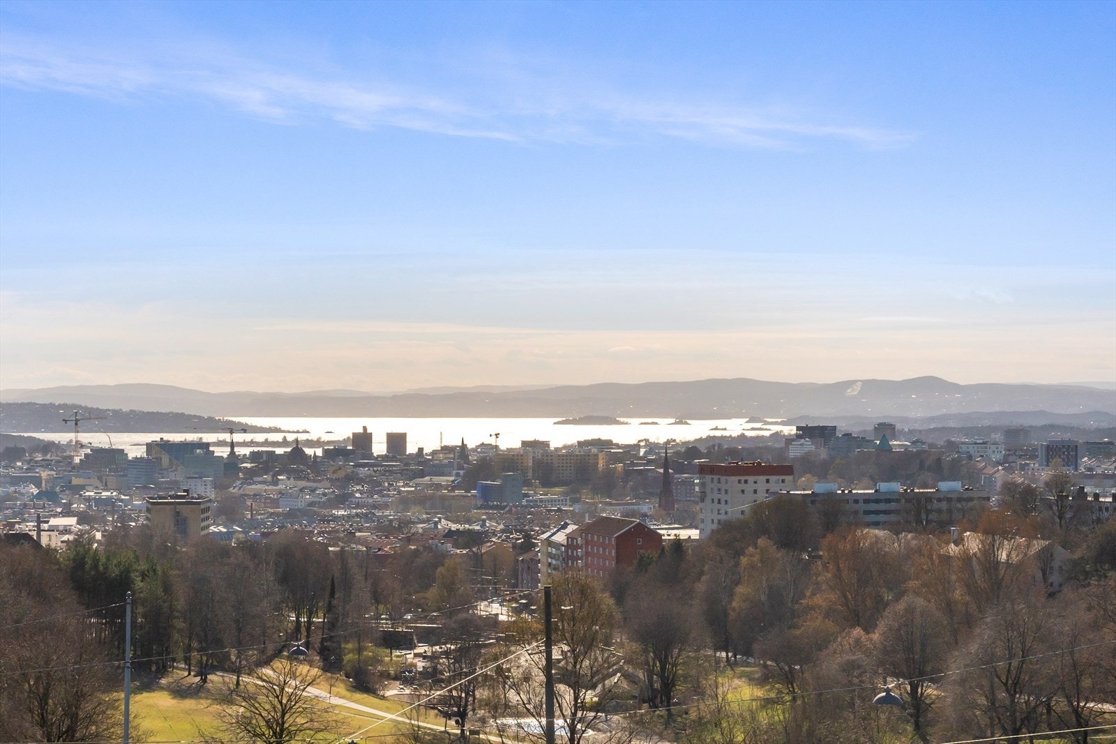 Utsikt fra takterrassen. Galleribilde
