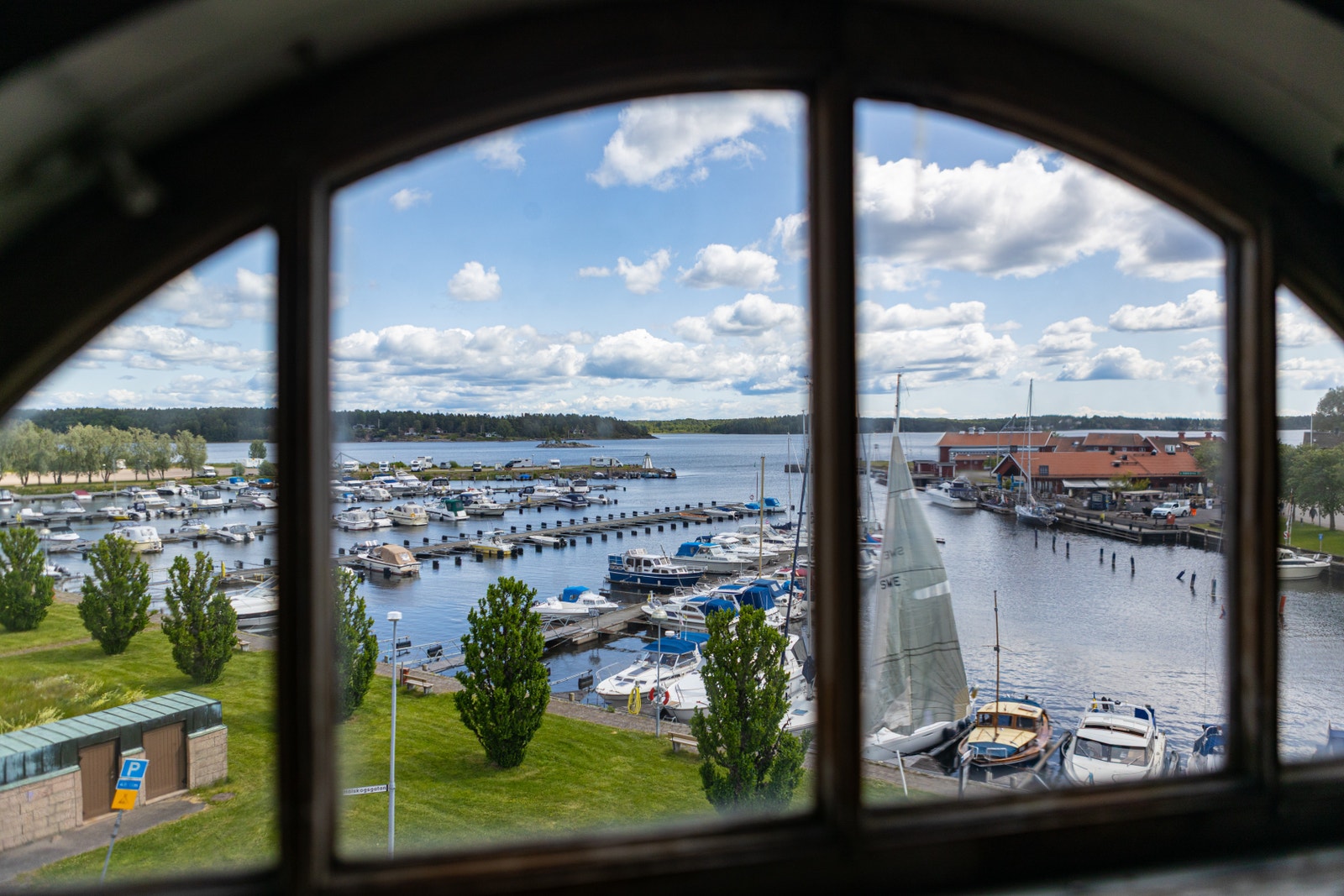 Utsikt från vindsvåningen Galleribilde