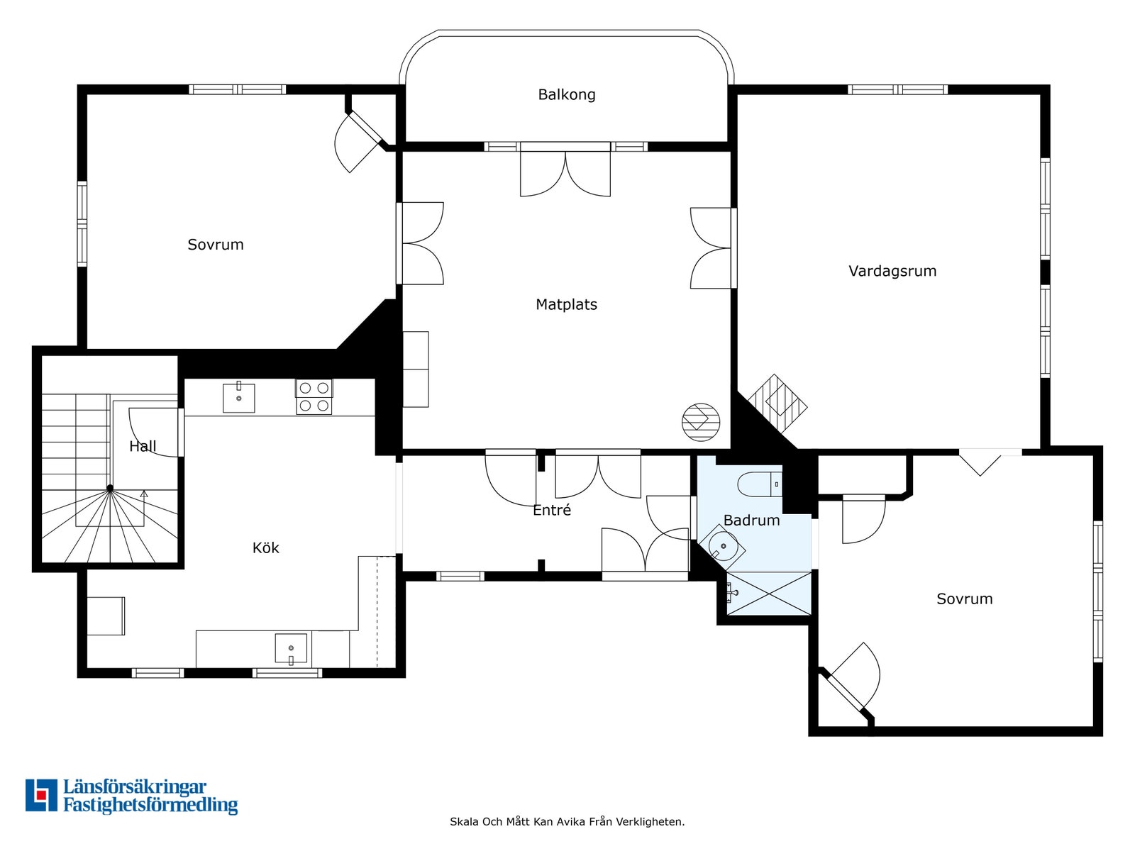 Planlösning på den lediga lägenheten Galleribilde