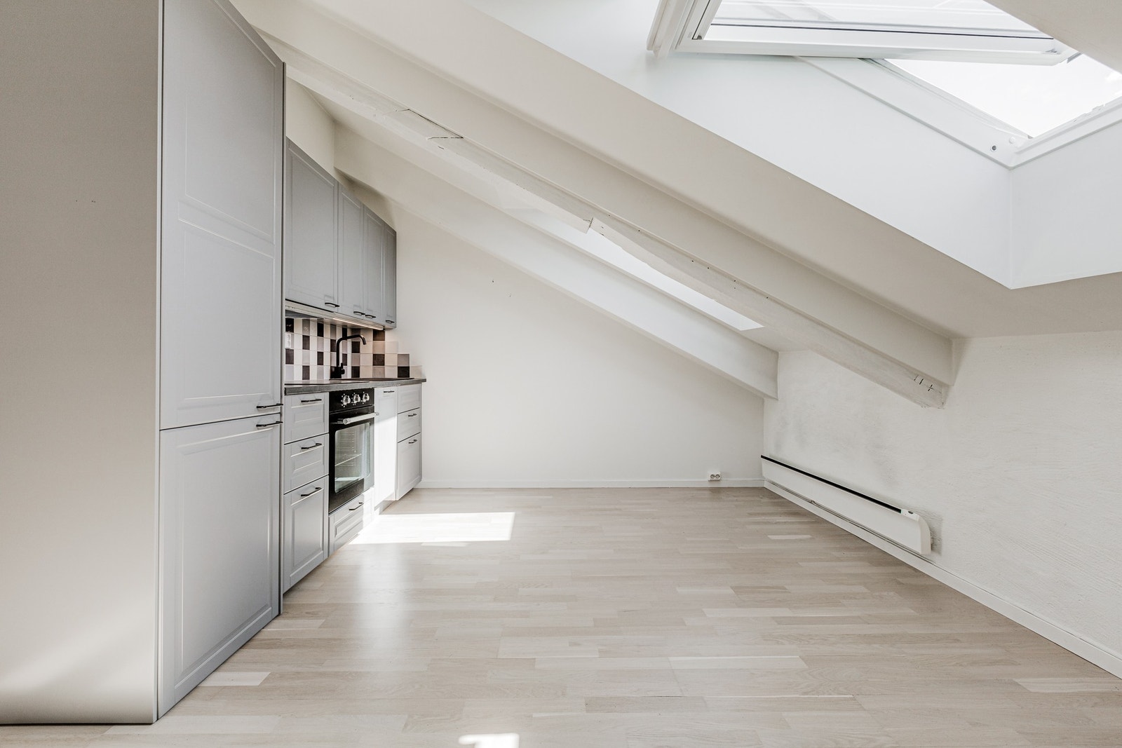 Stue med åpen kjøkkenløsning Galleribilde