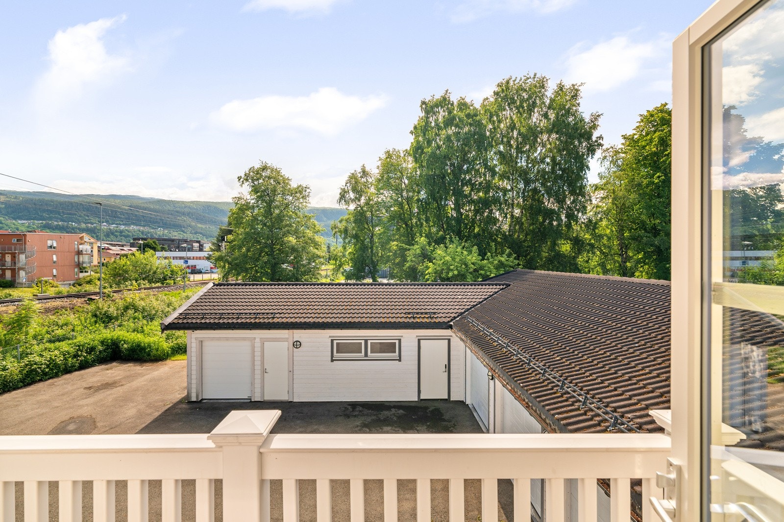 Herlig luftebalkong Galleribilde