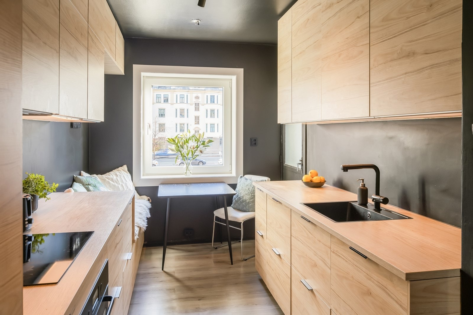 Det er etablert både komfyrvakt og lekkasjevakt. Galleribilde