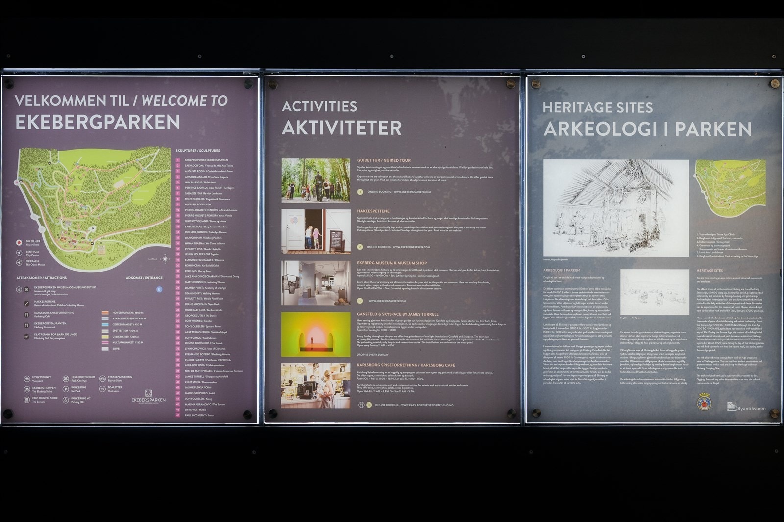 For den aktive finnes et bredt utvalg av rekreasjonsmuligheter i nærområdet, med flotte turområder og skogsstier i Ekebergskogen. Galleribilde