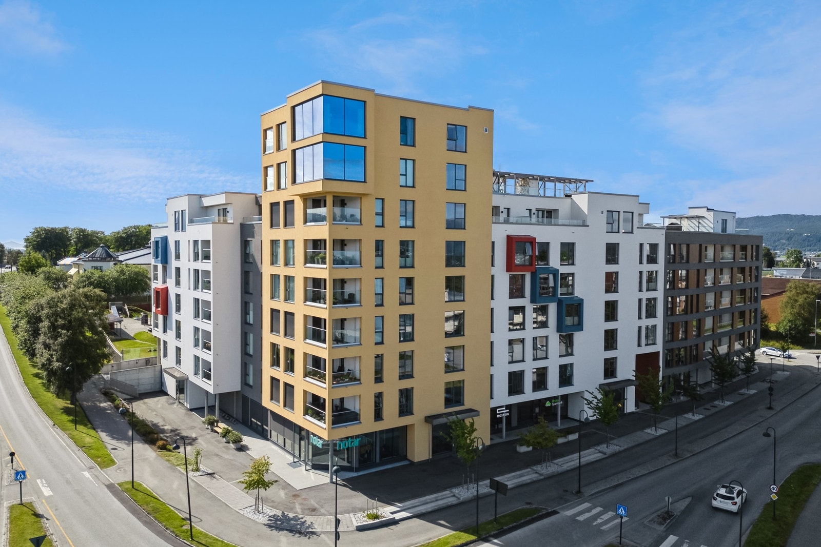 Leiligheten er en del av det populære sameiet Midtmoa Galleribilde