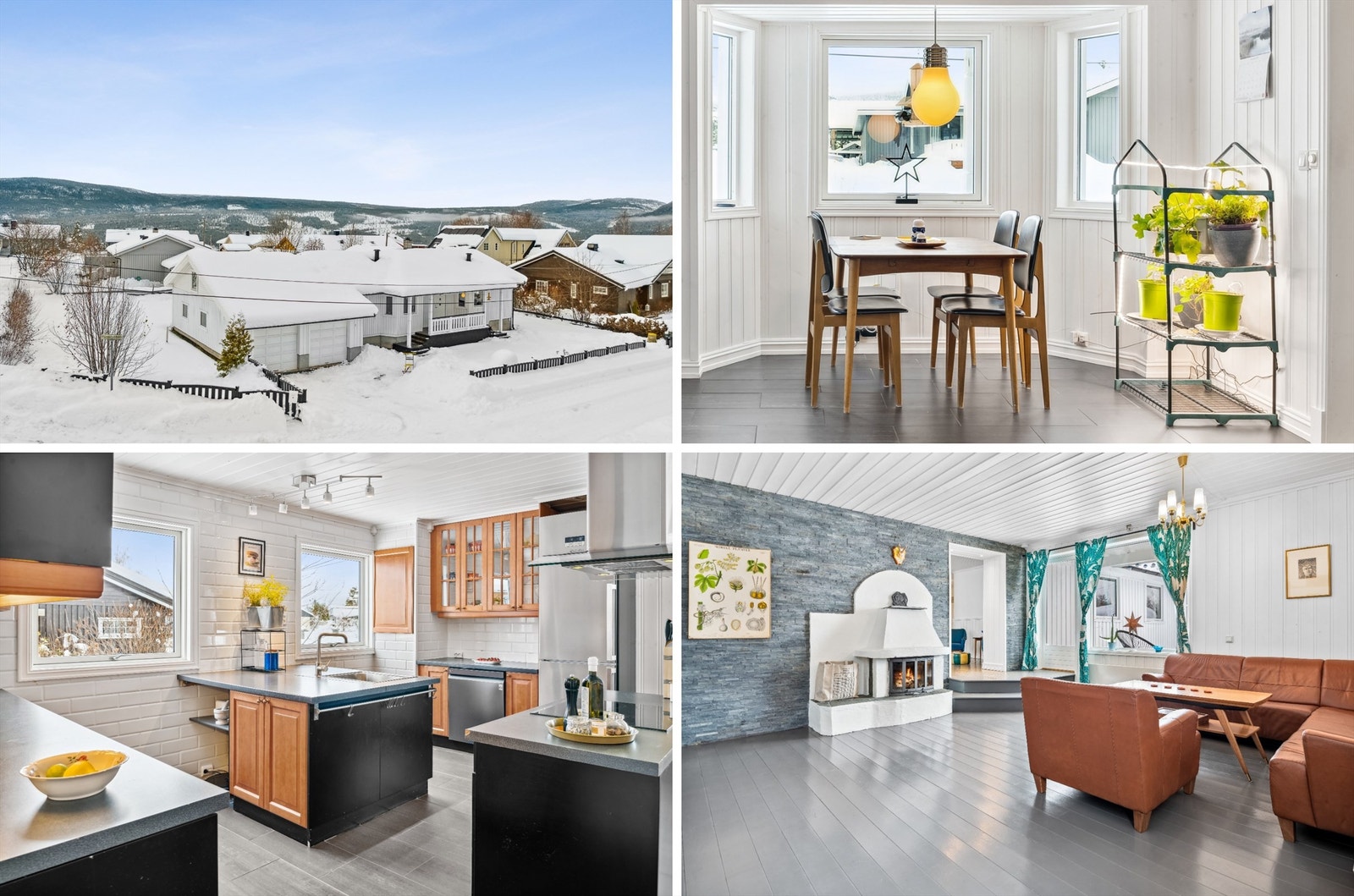 Innholdsrik enebolig fra 1976 - tilbygget stue rundt 2000 og garasje i 2005 Galleribilde