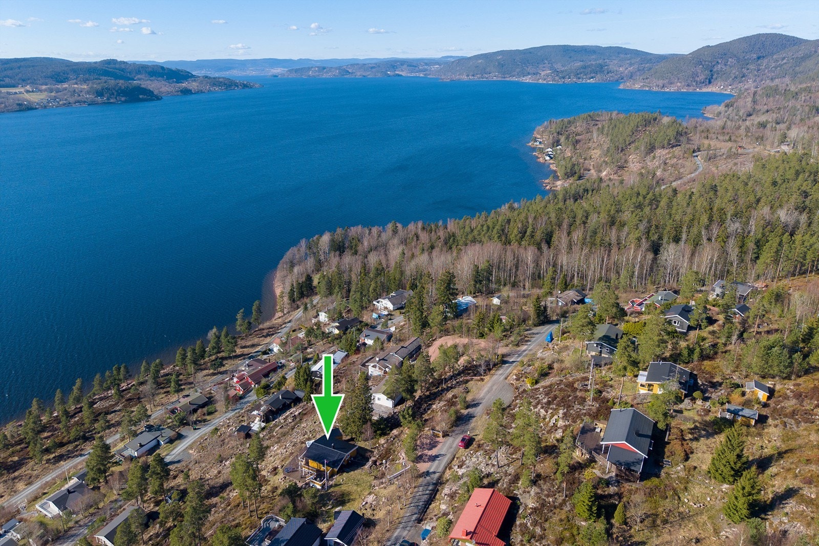 Dronebilde Galleribilde