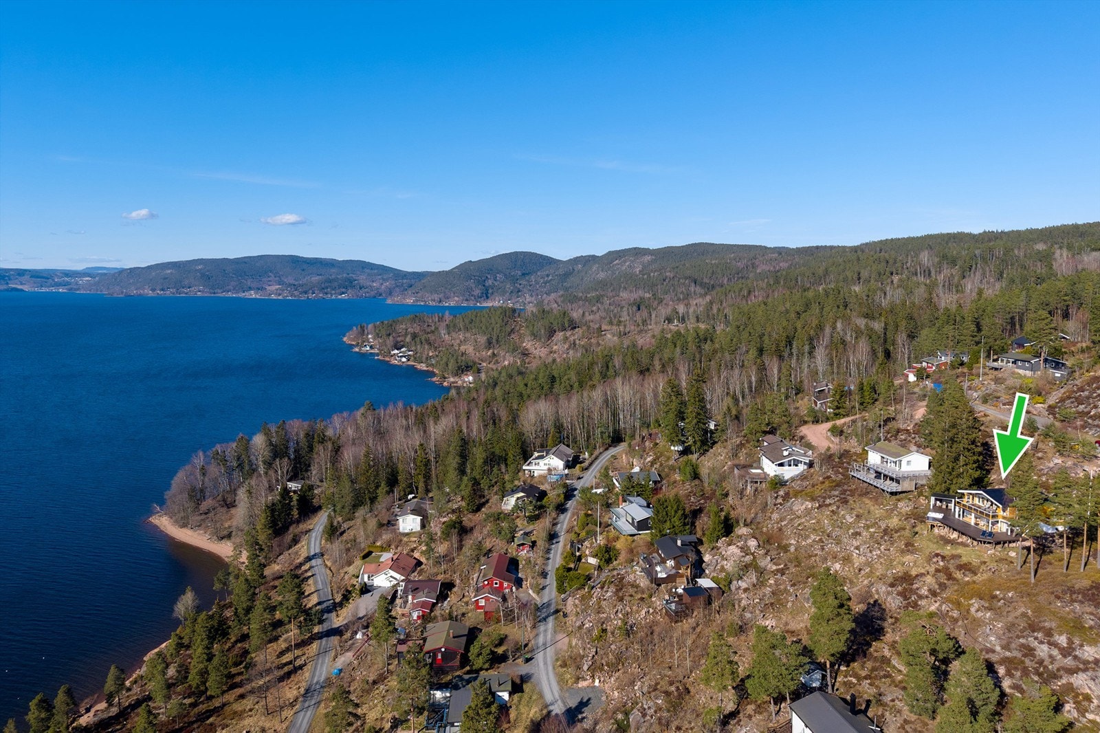 Dronebilde Galleribilde