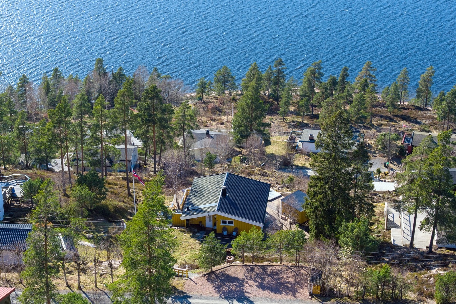 Dronebilde Galleribilde