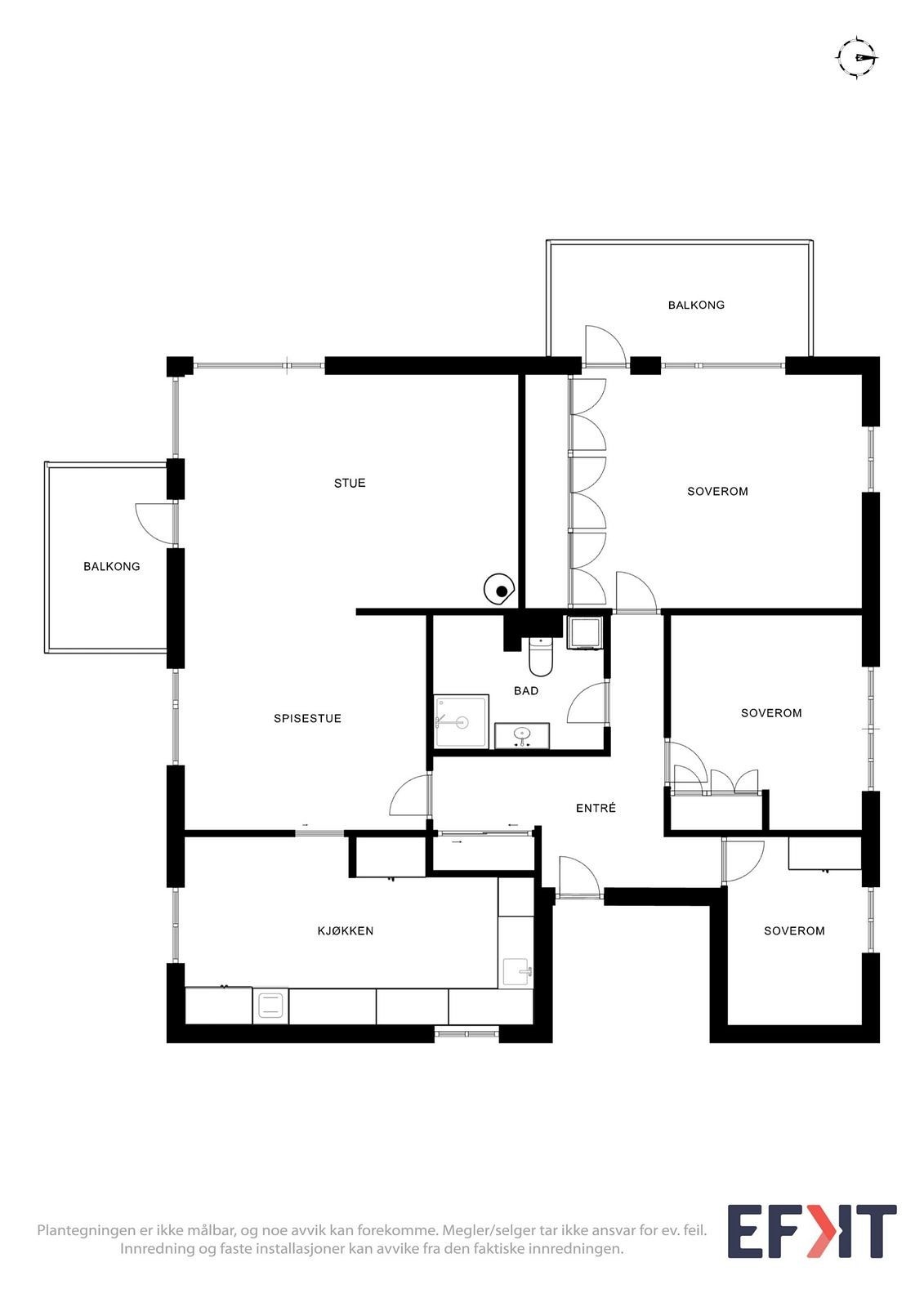 Plantegning 2. etasje. Galleribilde