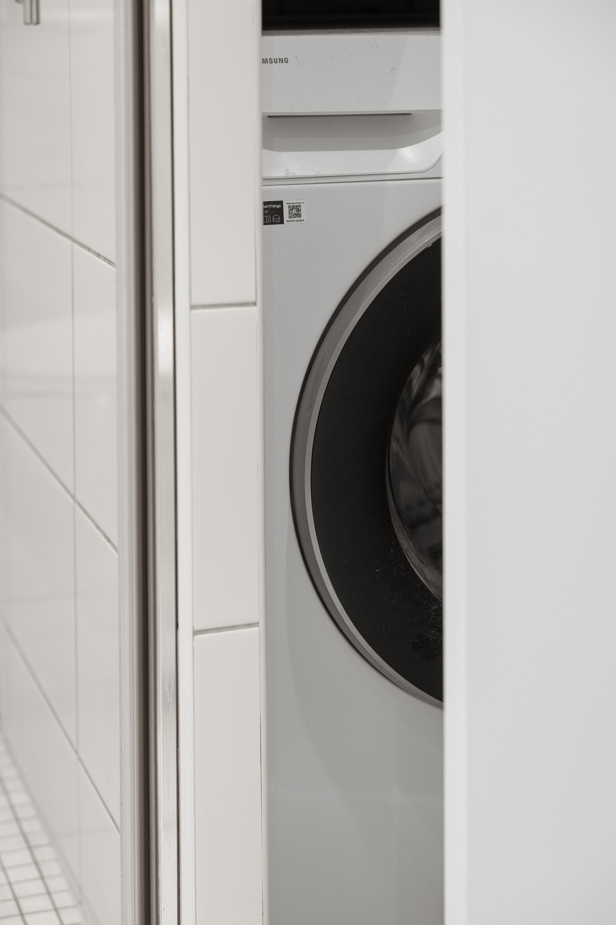 Opplegg for vaskemaskin. Galleribilde