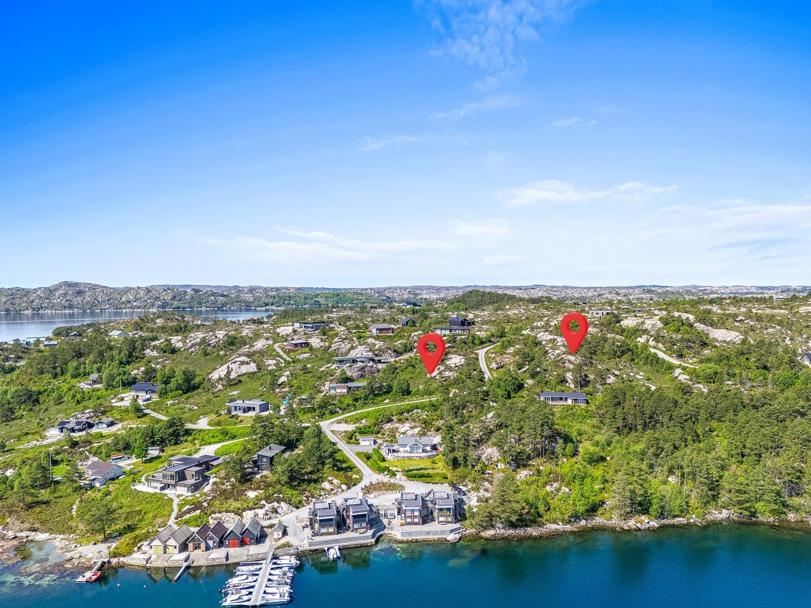 4 stk hyttetomter for salg på Straumsreset Galleribilde