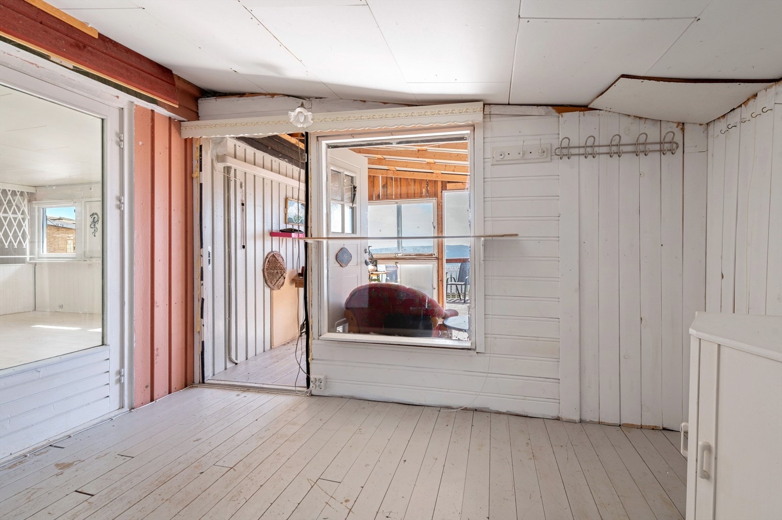 Fra stue 2 er det utgang til veranda. Galleribilde