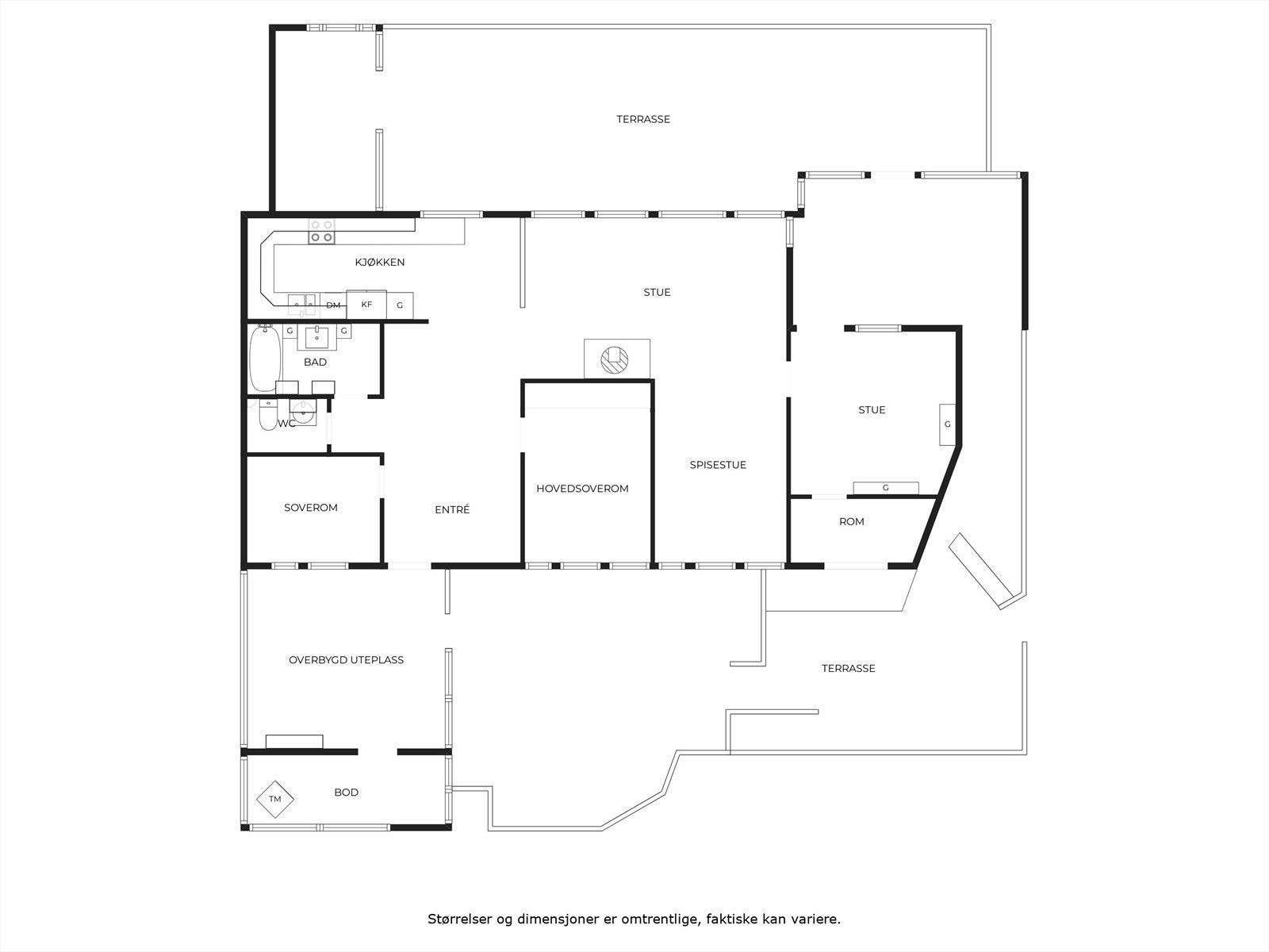 Plantegning. Galleribilde