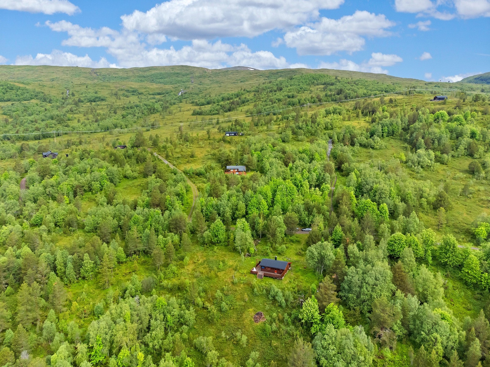 I nærområdet er det noen få hyttenaboer Galleribilde