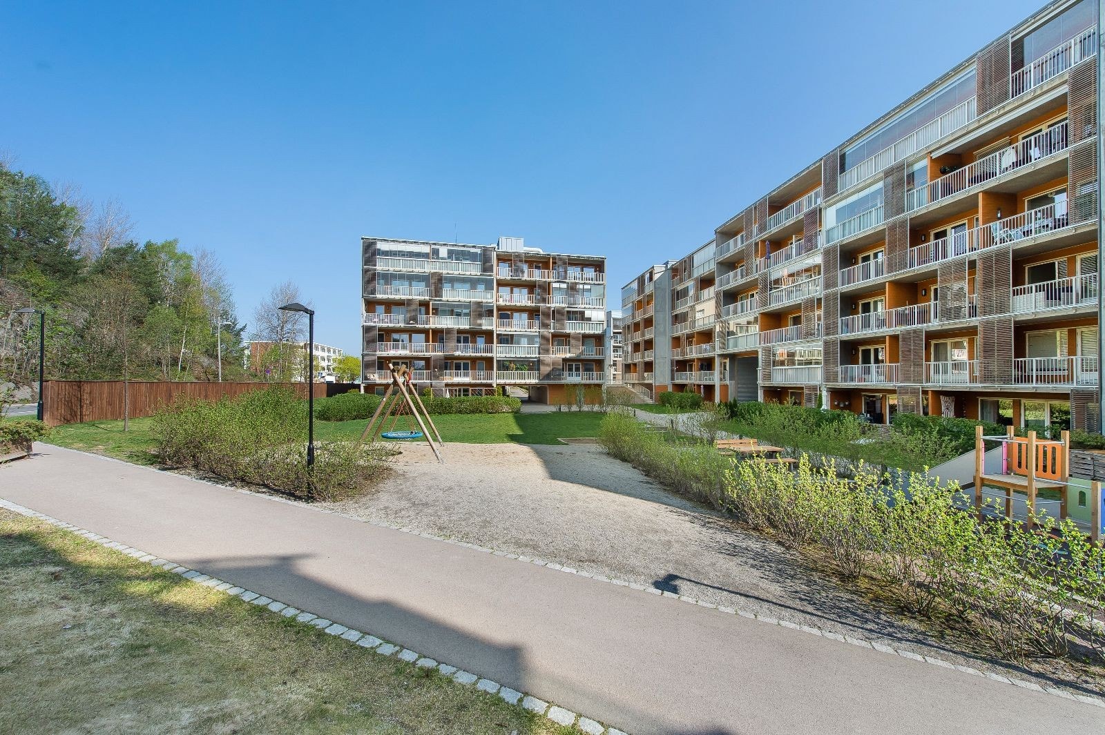 Fasade fra indre bakgård Galleribilde