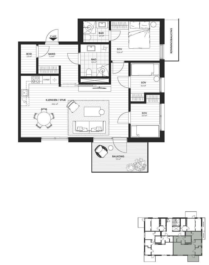 Planløsning Galleribilde