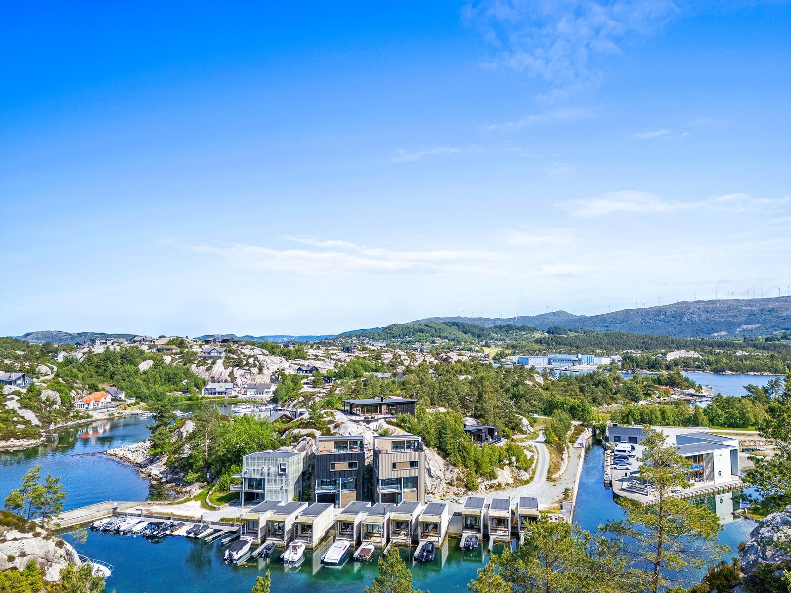 Utsikt mot Port Steingard Galleribilde