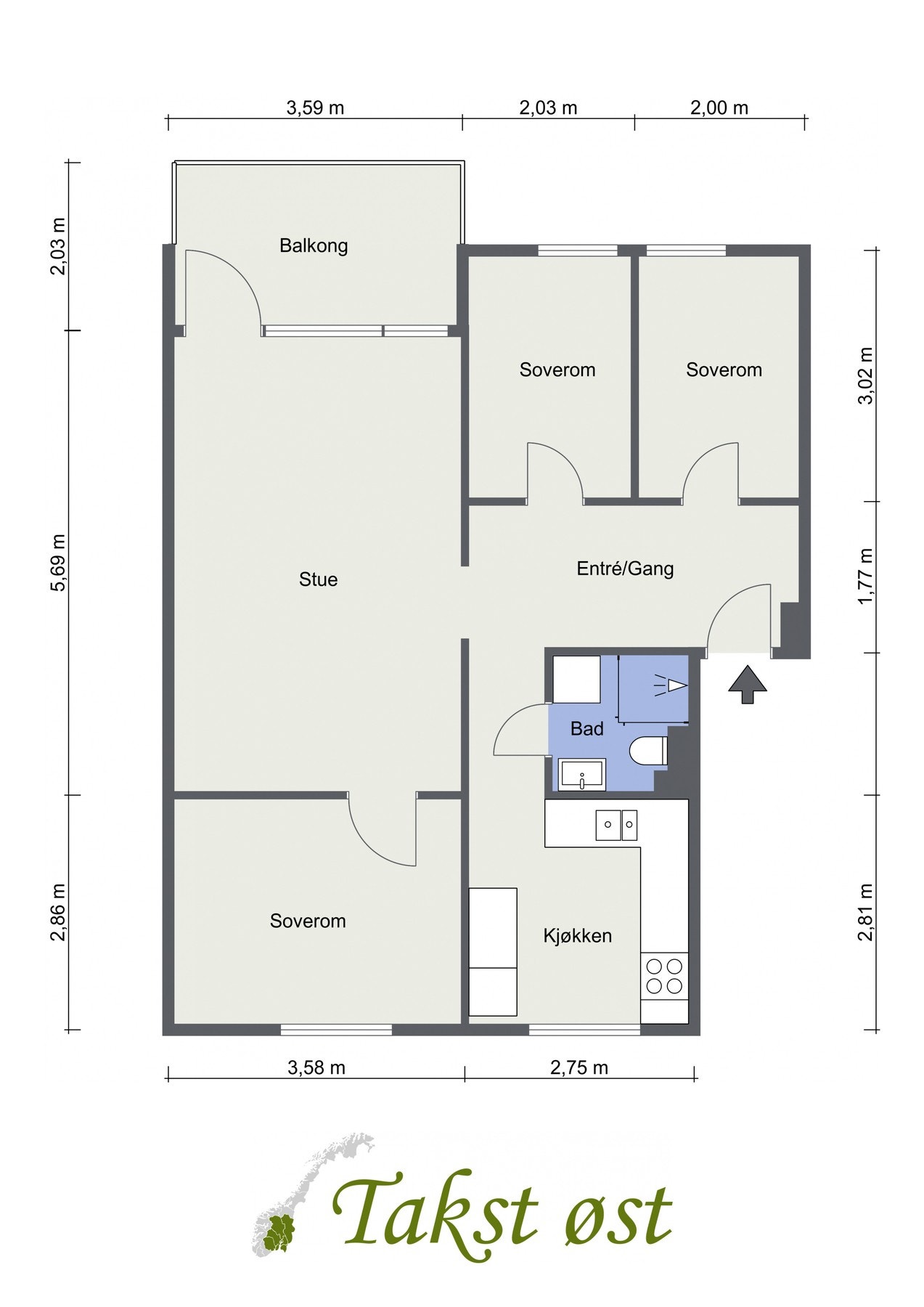 Plantegning. Galleribilde