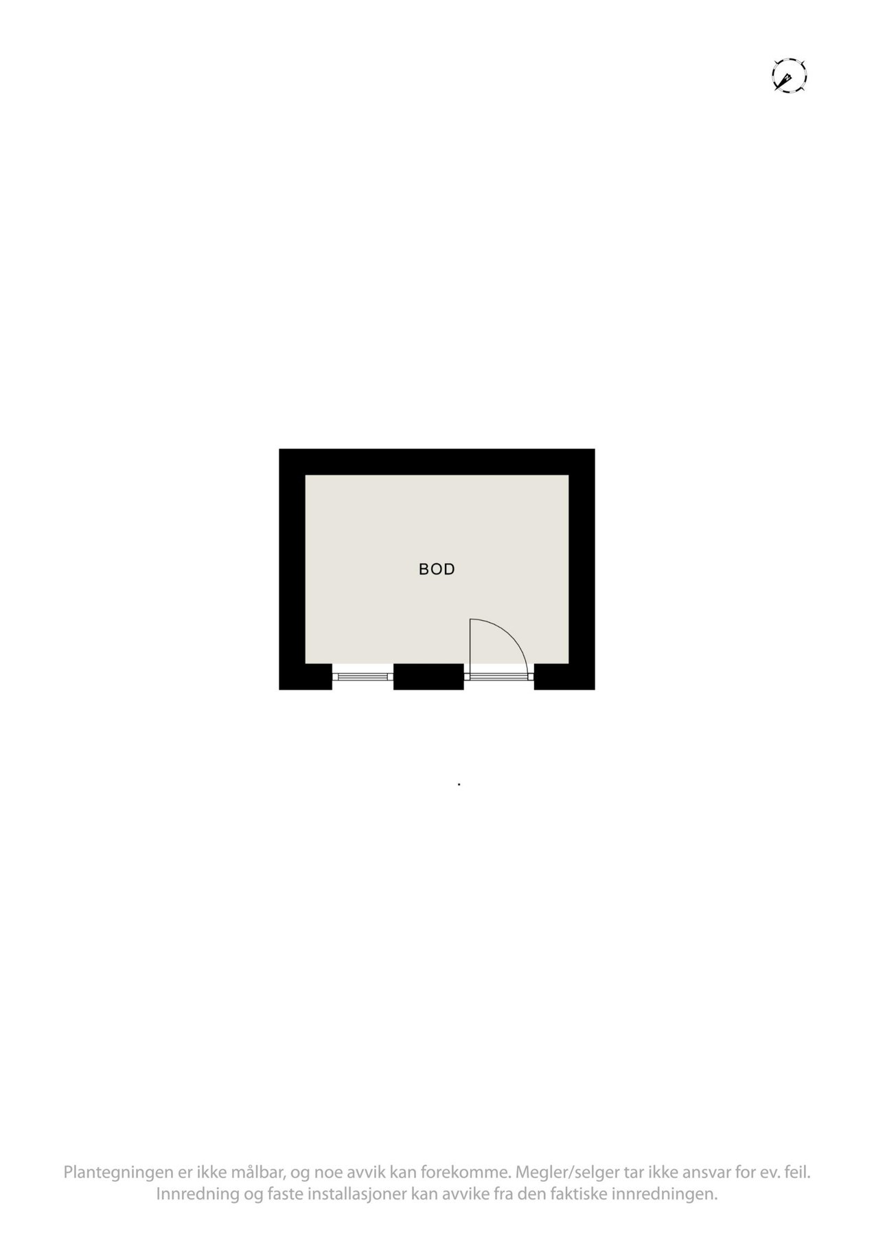 Plantegning uthus Galleribilde