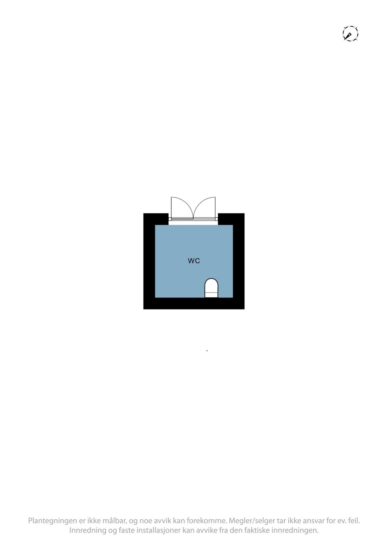 Plantegning utedo Galleribilde