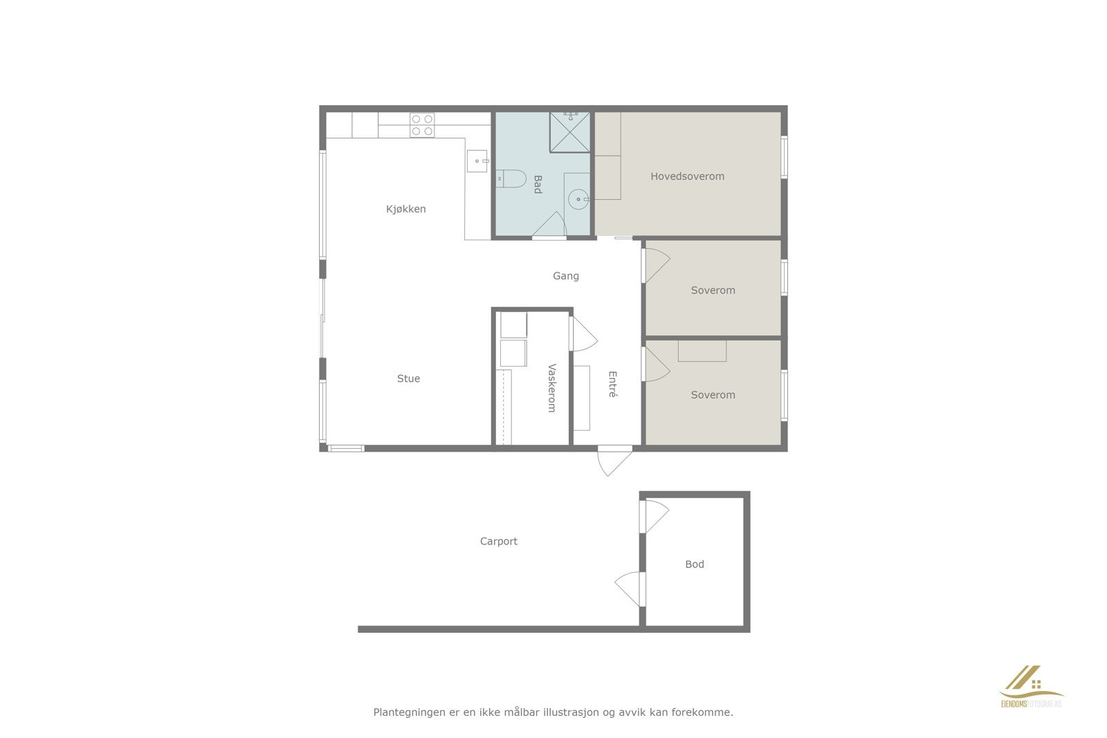 Plantegning. Galleribilde