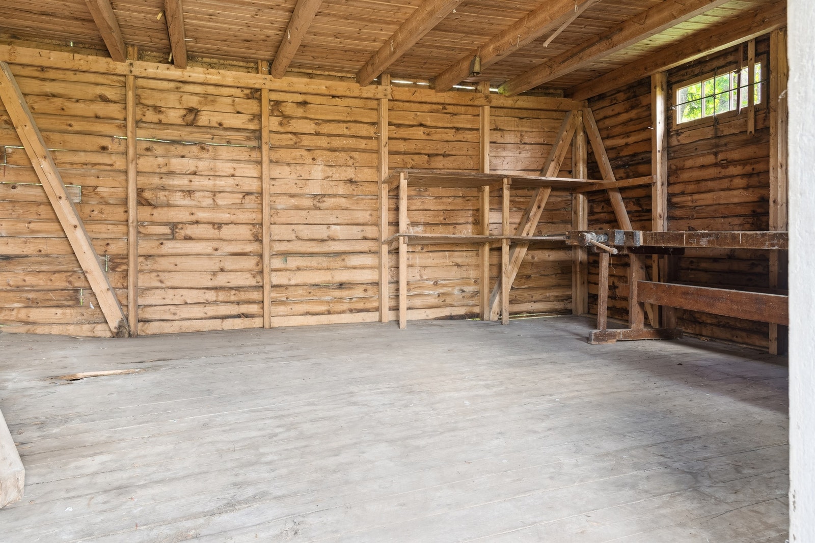 Innvendig fra "bua", 1. etg. Galleribilde