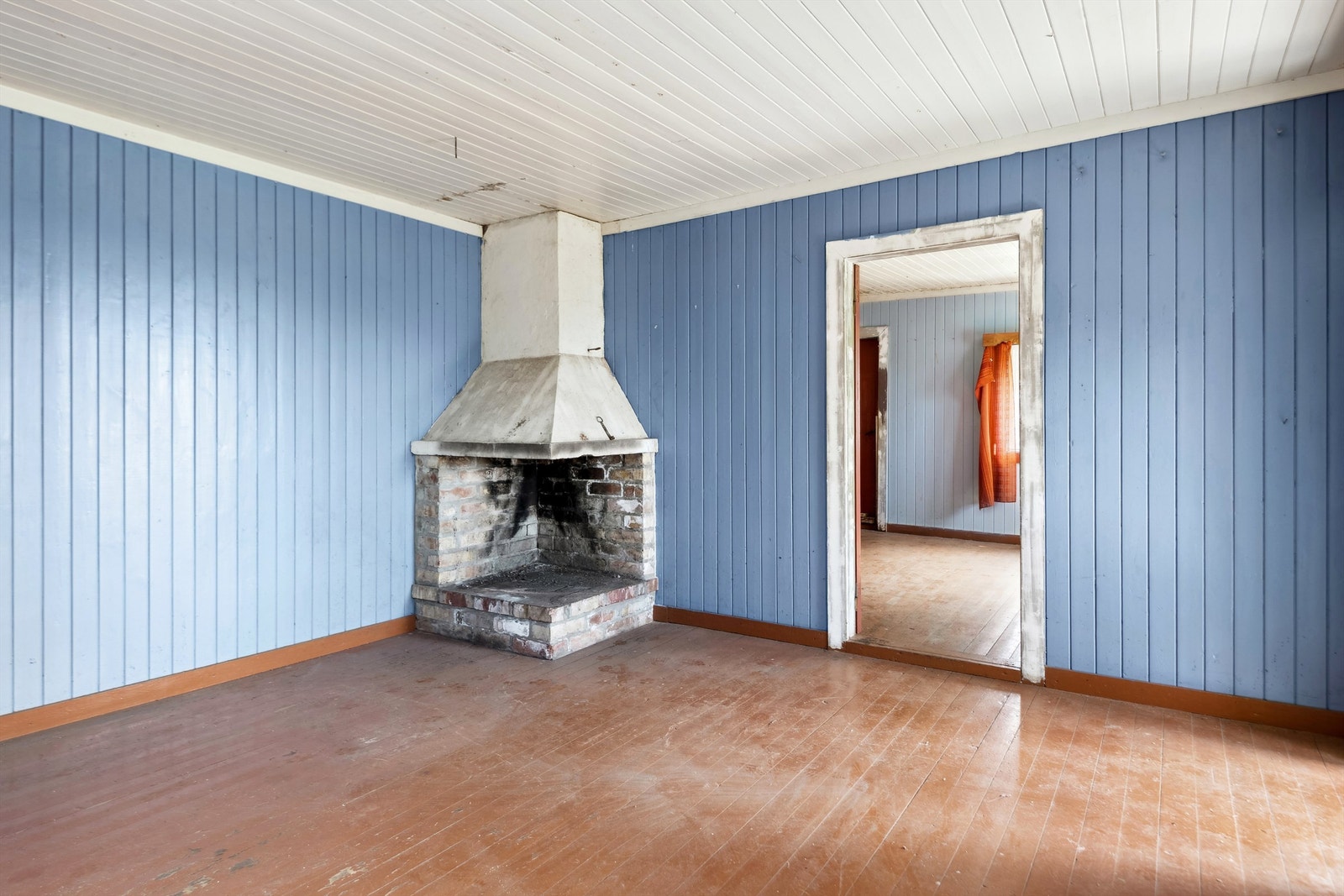 Oppholdsrom/stue seterhus Galleribilde