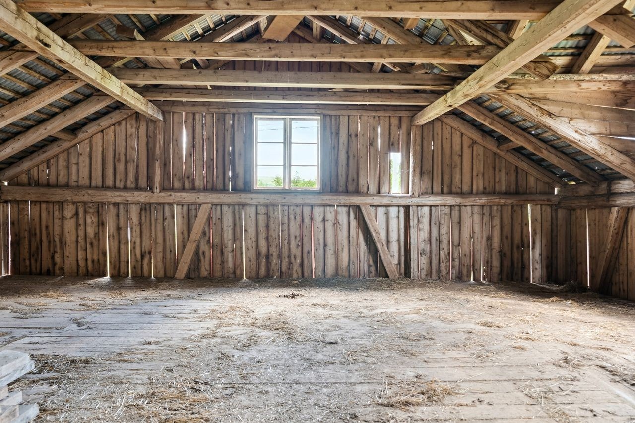 Innvendig fra låvekjøringen Galleribilde