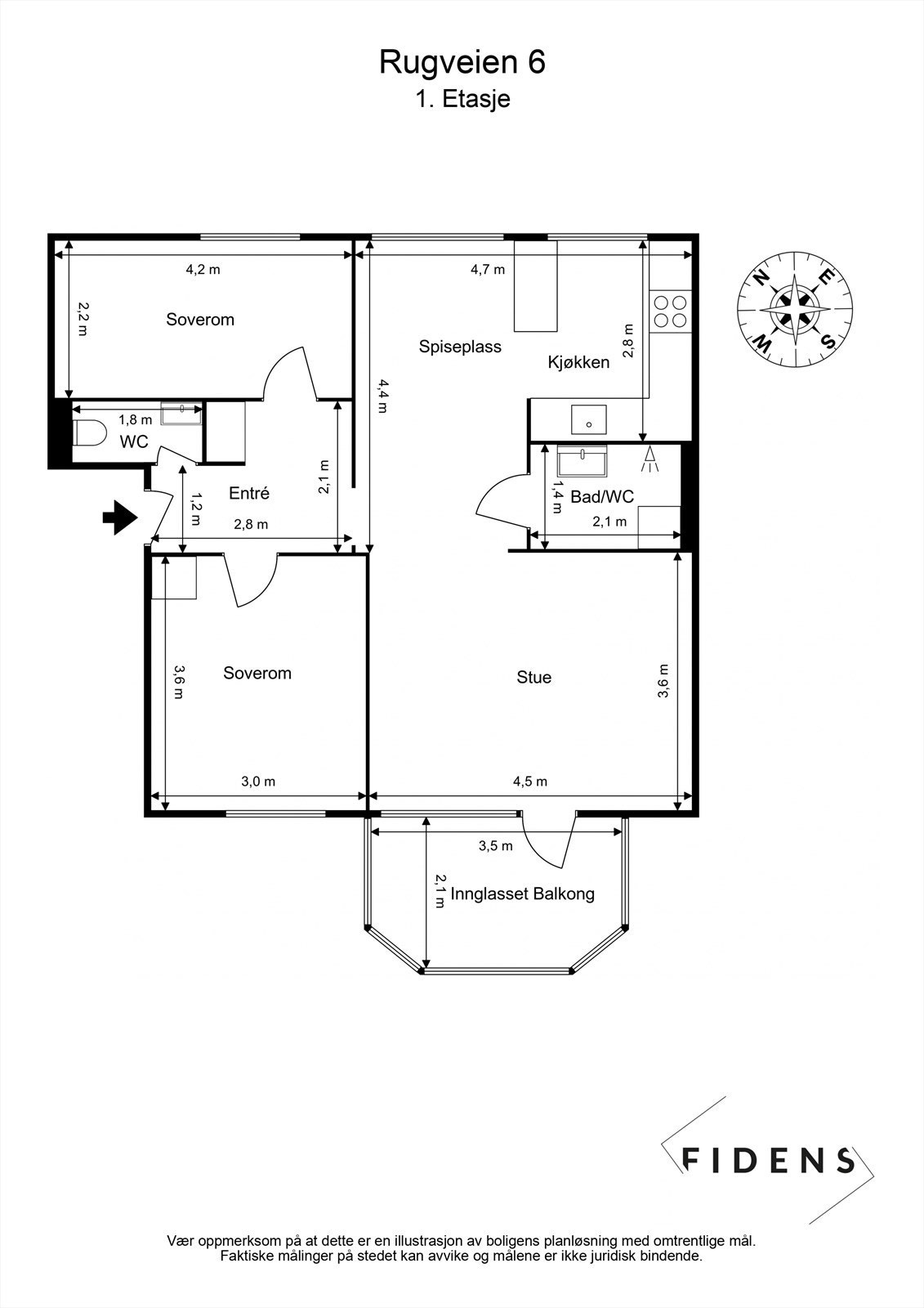 Plantegning. Galleribilde