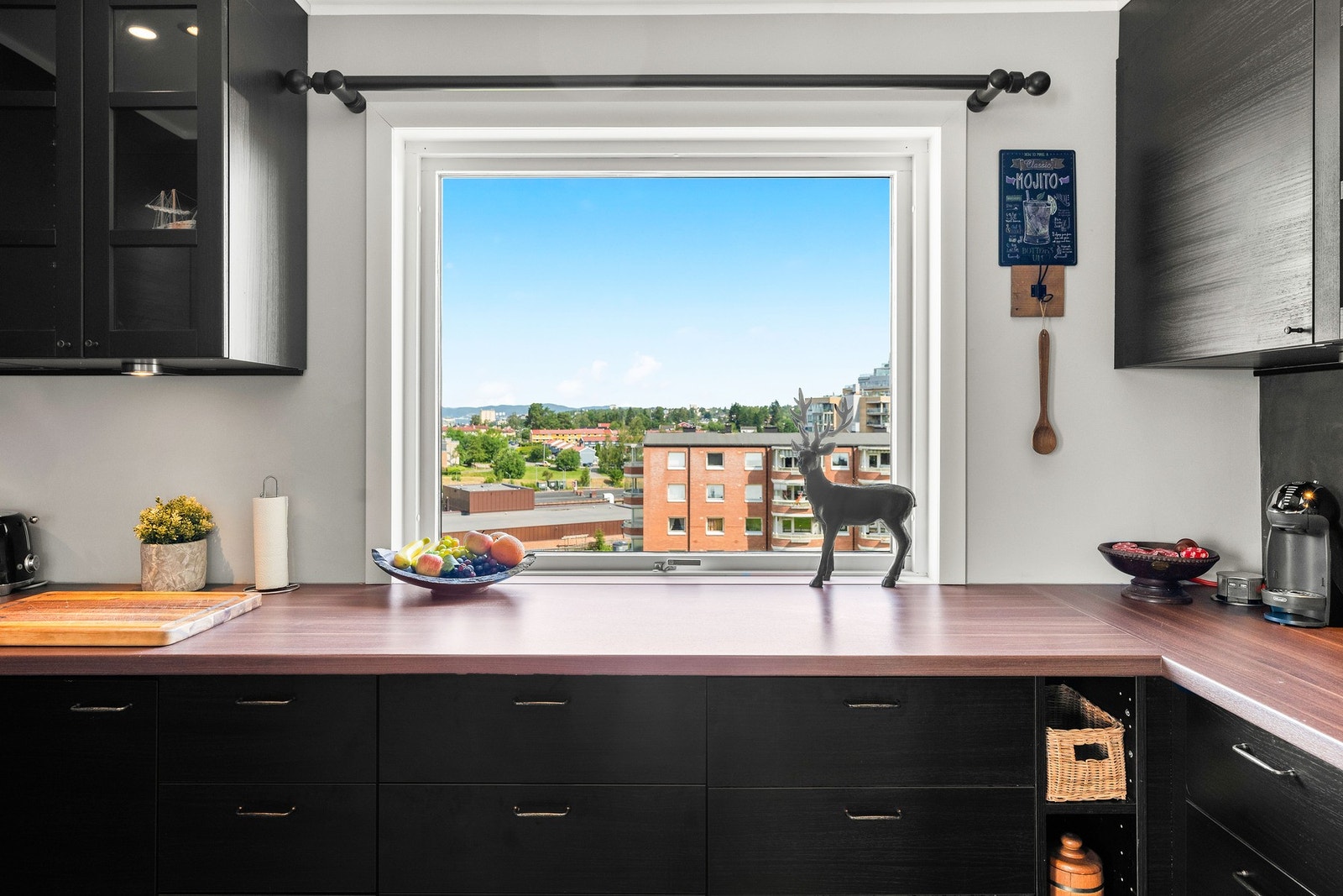 Koselig utsikt på kjøkkenet Galleribilde