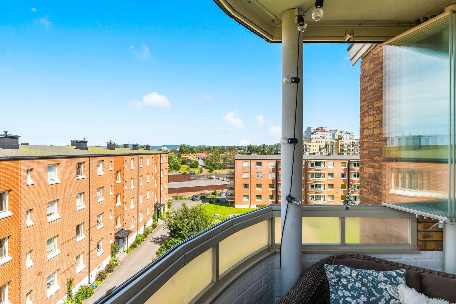 Utsikten fra balkongen. Galleribilde