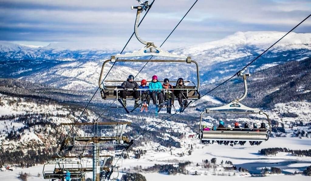 Vrådal skisenter 65 km snau times kjøring Galleribilde