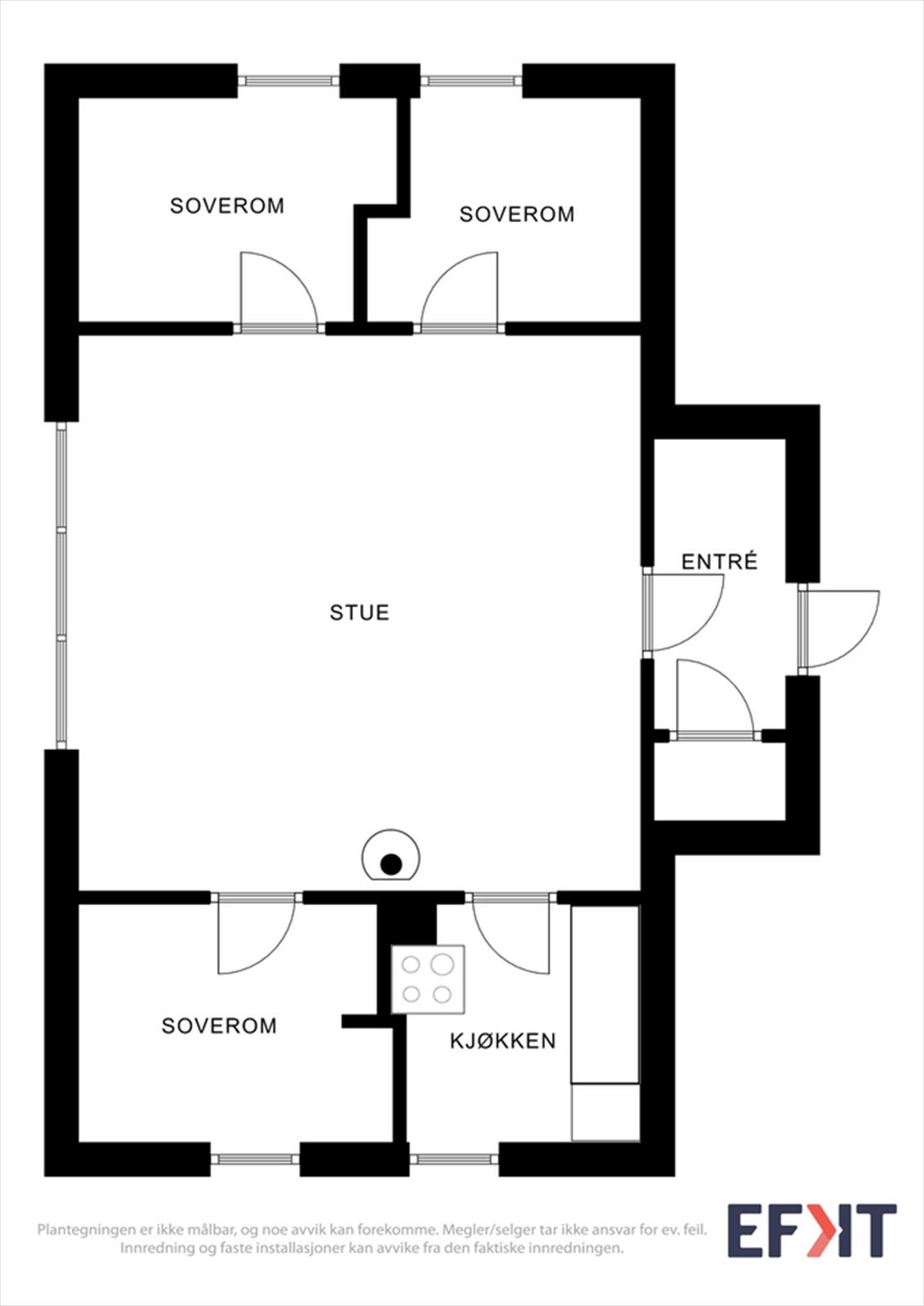 Plantegning Galleribilde
