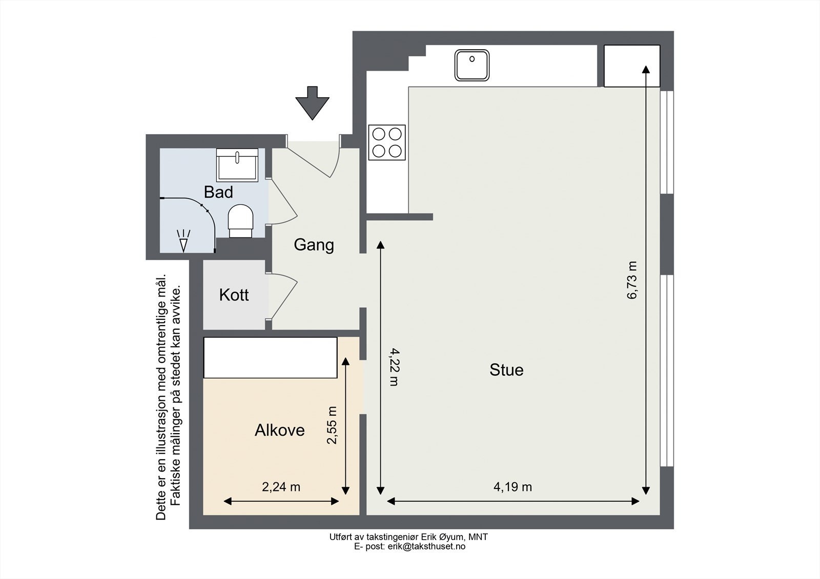 Plantegning. Galleribilde