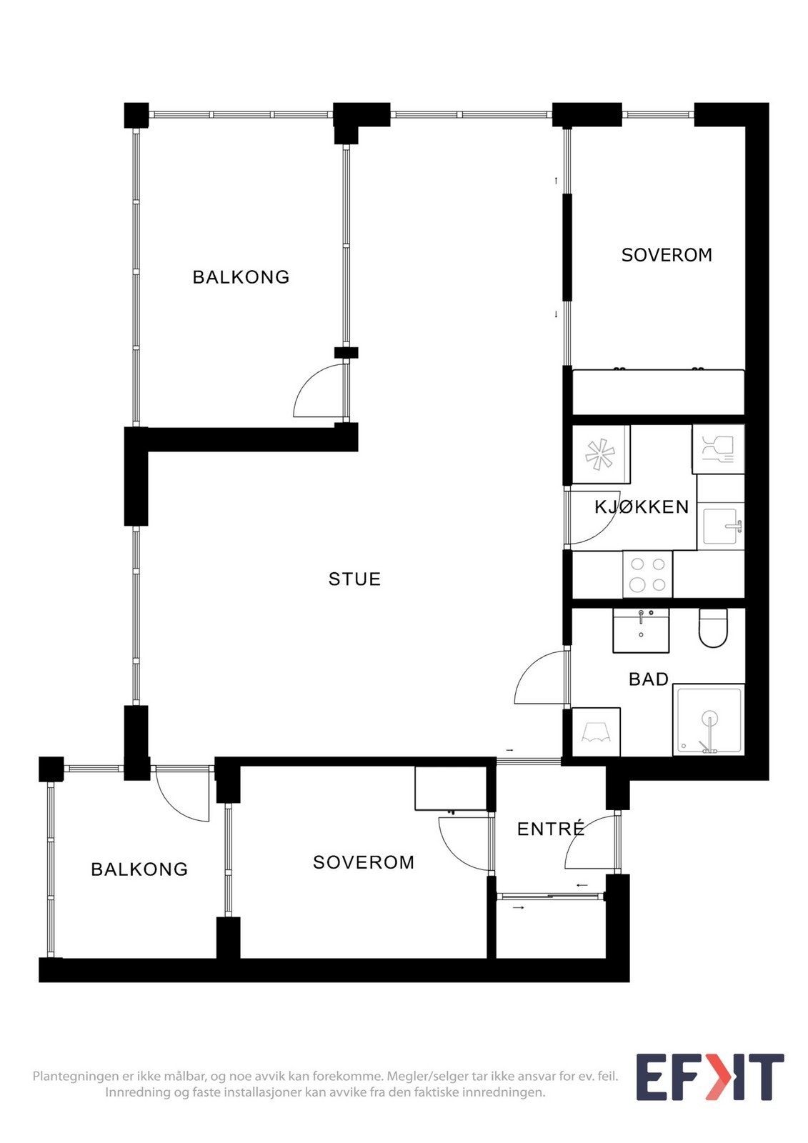 Plantegning 2D Galleribilde