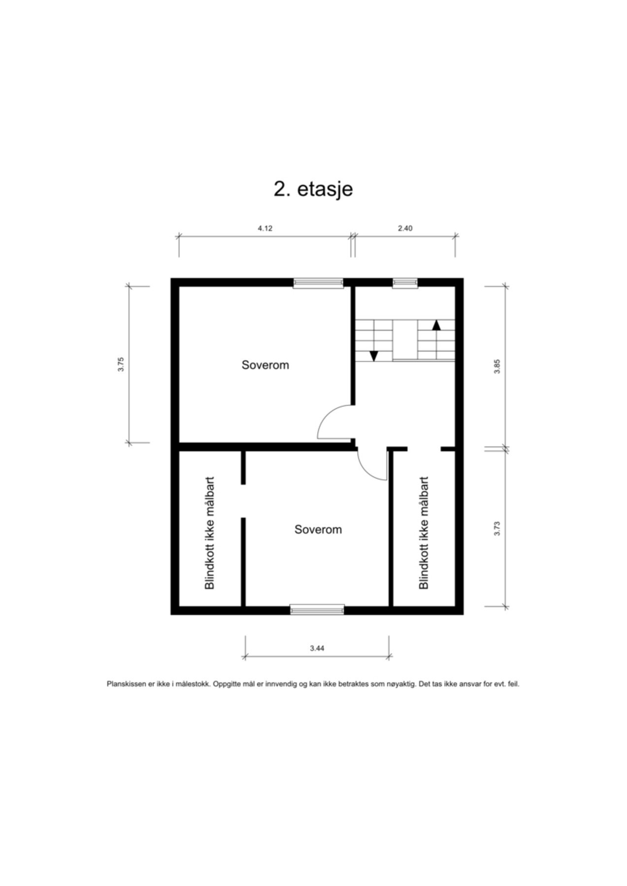 Plantegning 2. etasje. Galleribilde