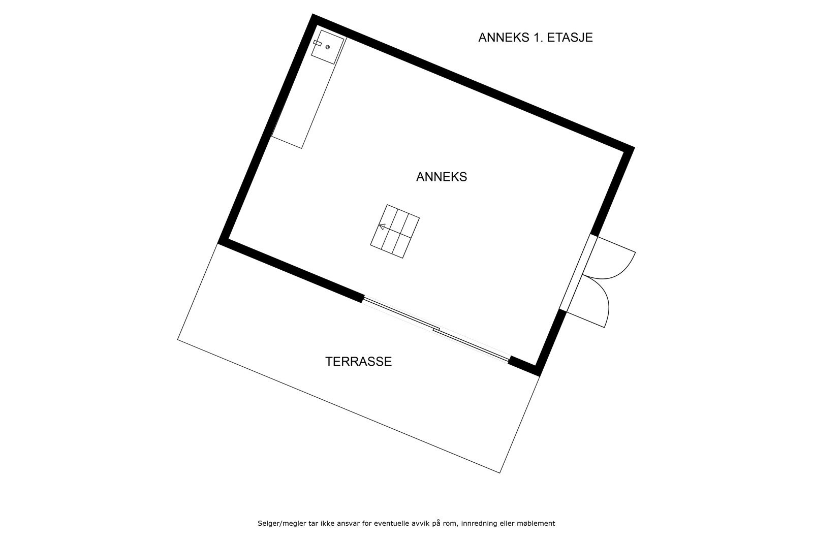 Plantegning anneks Galleribilde