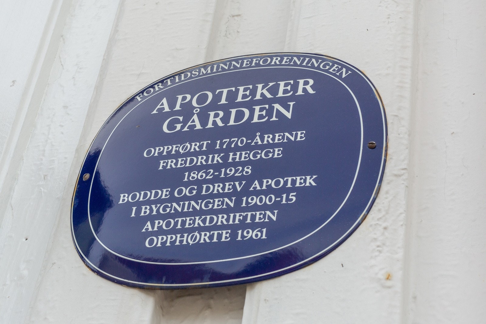 Velkommen til Apotekergaarden 1775 Galleribilde